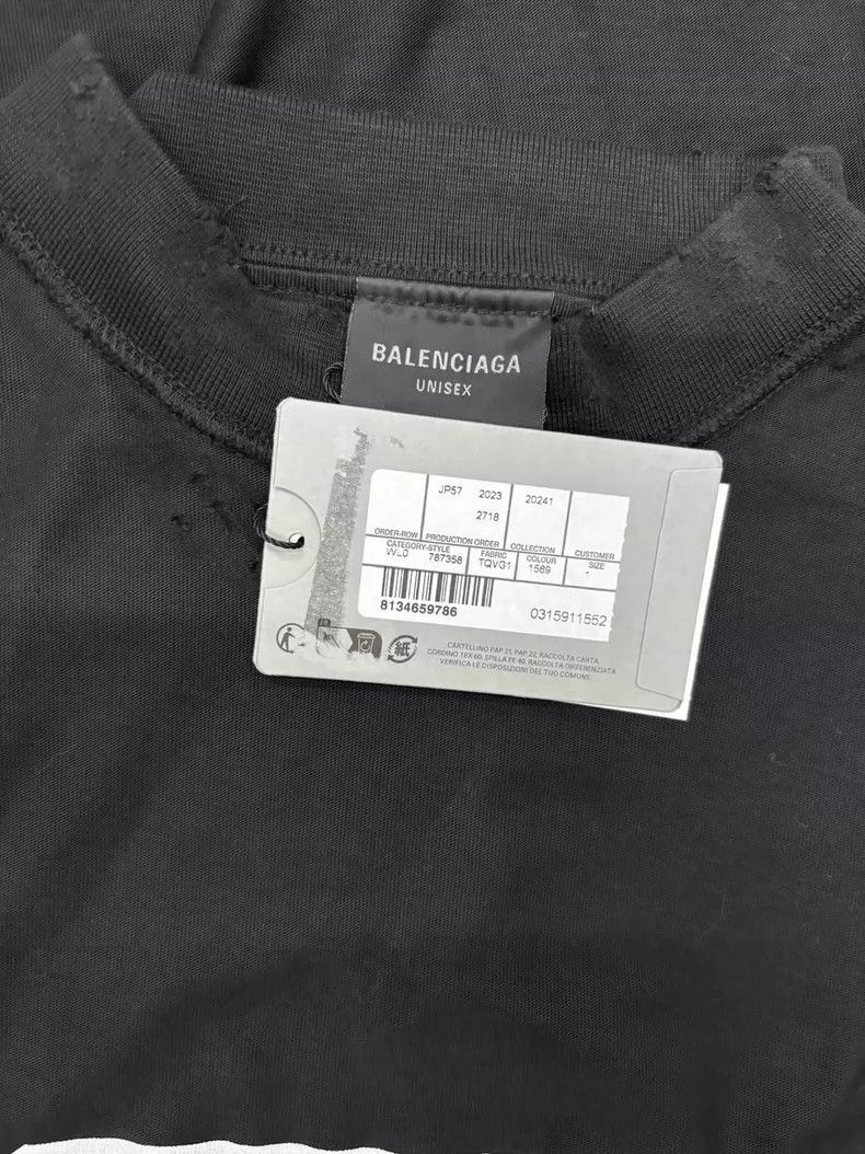Balenciaga Balenciaga Logo monogrammed crewneck short sleeve T-shirt Size US S / EU 44-46 / 1 - 6 Thumbnail