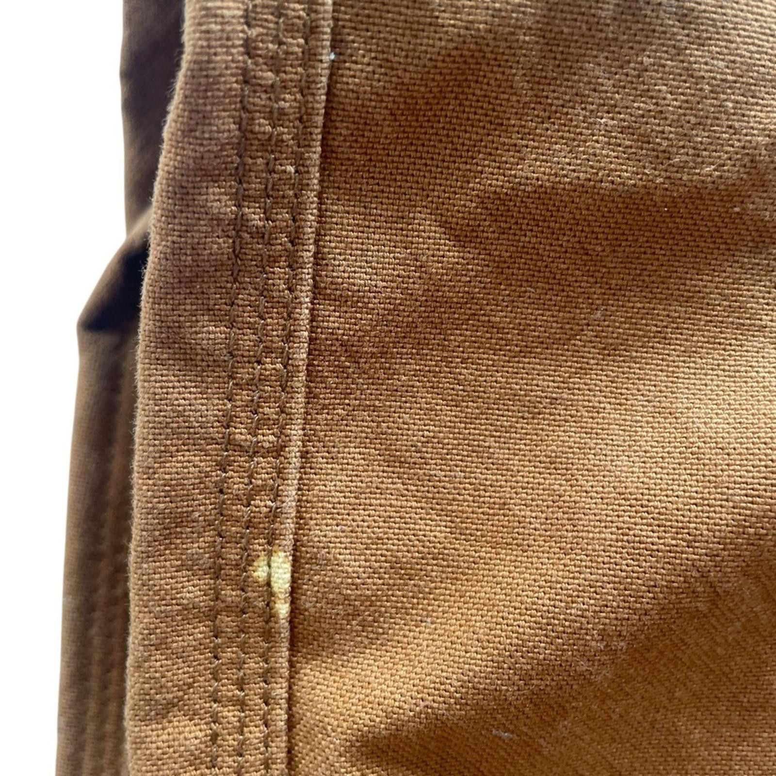 Carhartt Carhartt Relaxed Fit Brown Duck Pants – Cropped Raw Hem Size US 38 / EU 54 - 4 Thumbnail