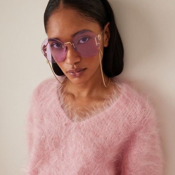 Gucci NEW GUCCI GG1203S 001 SUNGLASSES WITH THE CHAIN | Grailed display picture 3