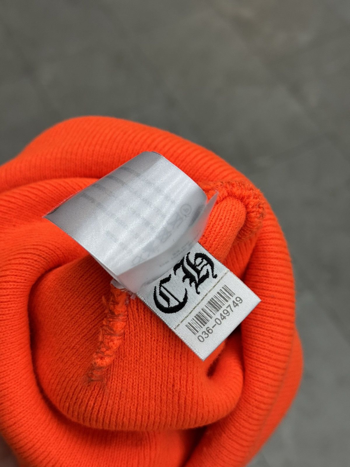 Chrome Hearts Chrome Hearts Orange Embroidered Beanie Size ONE SIZE - 8 Thumbnail