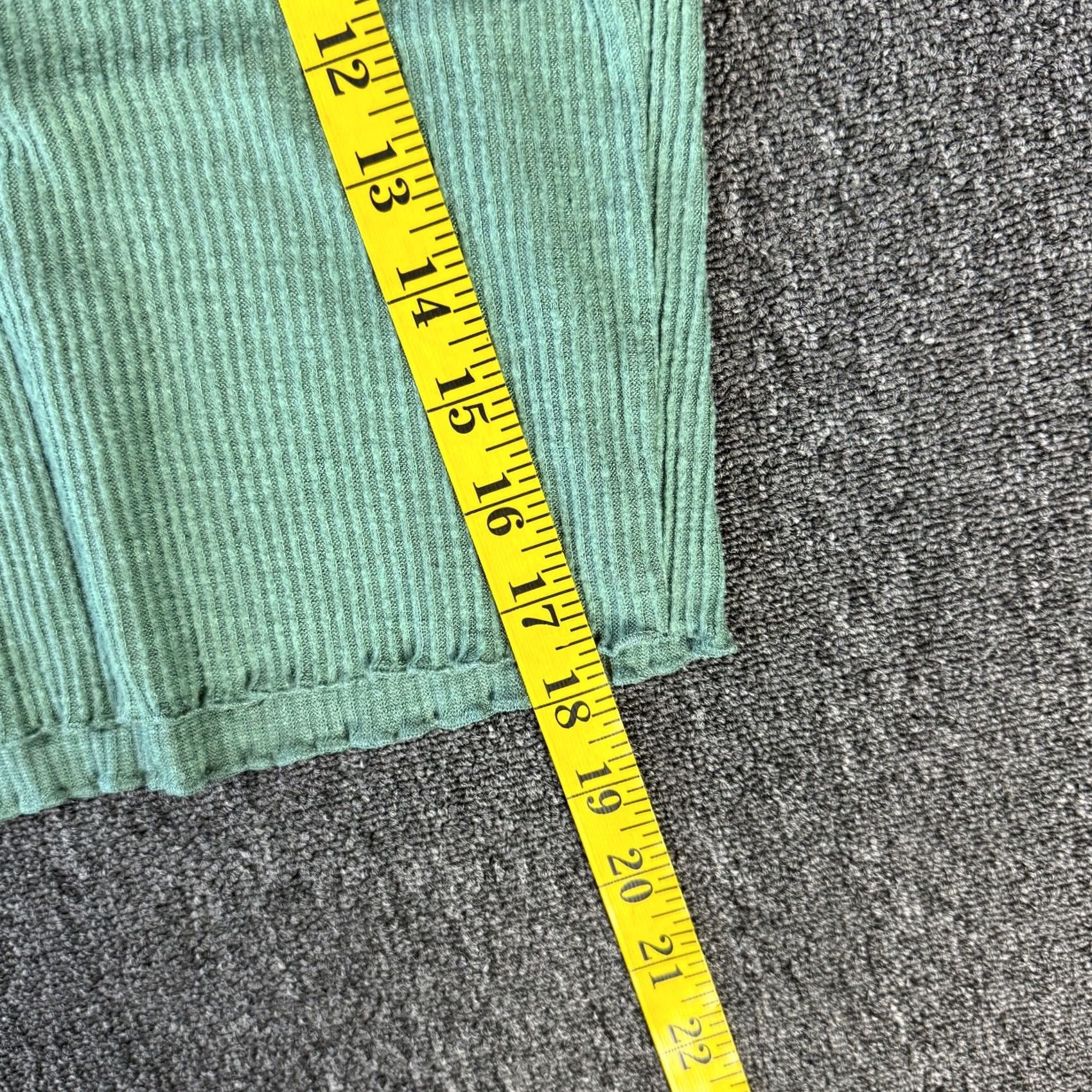 American Eagle Outfitters Vintage Y2k American Eagle Outfitters Short Sleeve Green Ribbed Shirt M Size M / US 6-8 / IT 42-44 - 5 Thumbnail