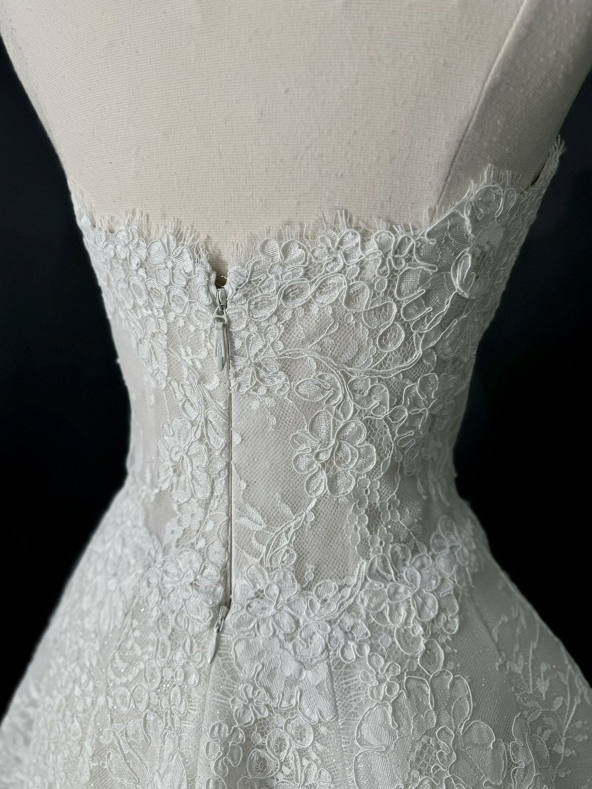 Other Preloved US 6-8 Anna Augusta French corded lace Bridal Gown Size M / US 6-8 / IT 42-44 - 5 Thumbnail