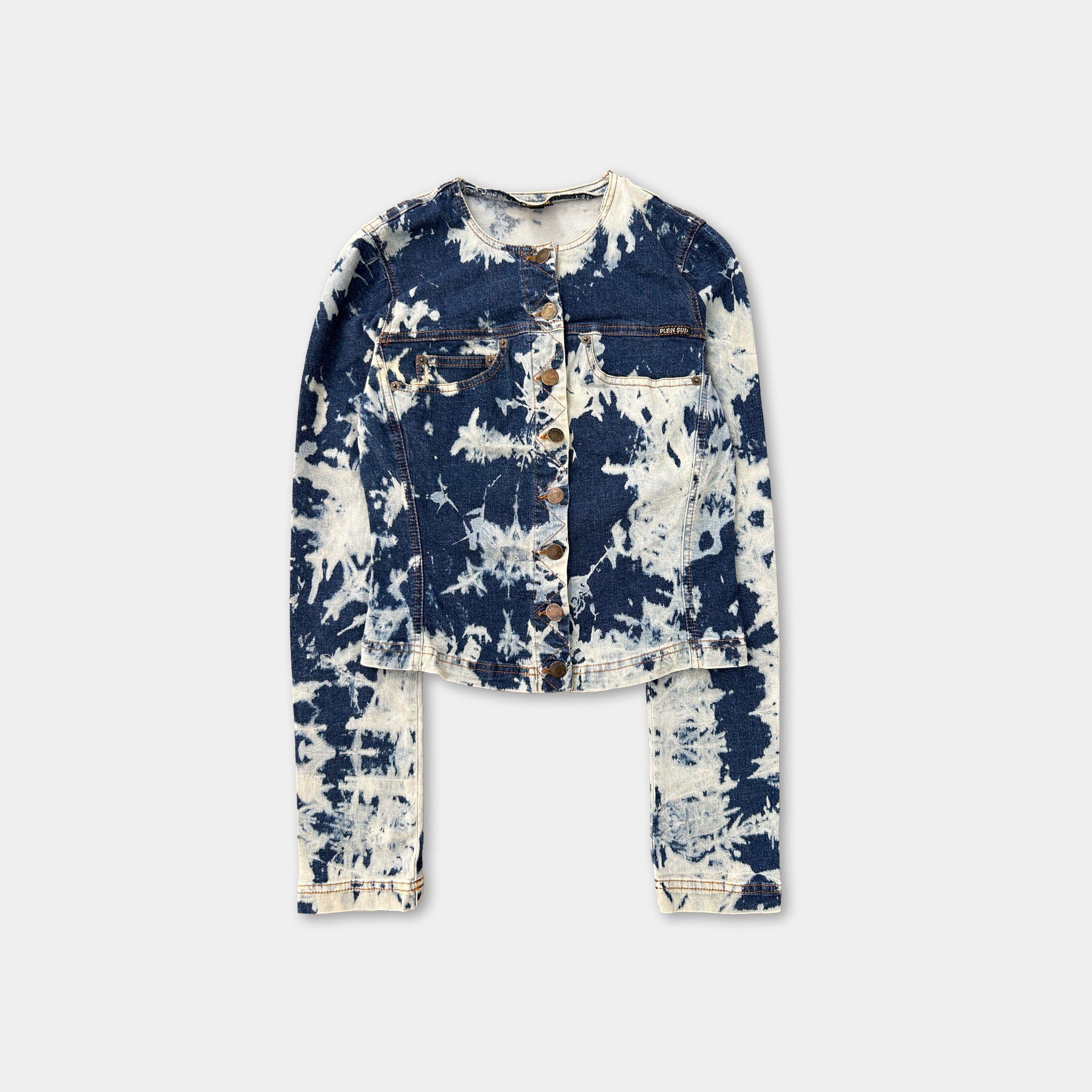 plein sud Plein Sud French Napoleon Wash Blue Jean's Jacket | Grailed