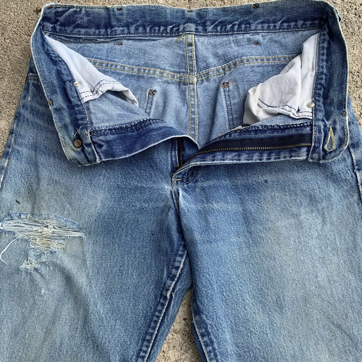Lee Vintage 90s Lee USA Straight Leg Distressed Jeans W30X30 Size US 30 / EU 46 - 9 Thumbnail