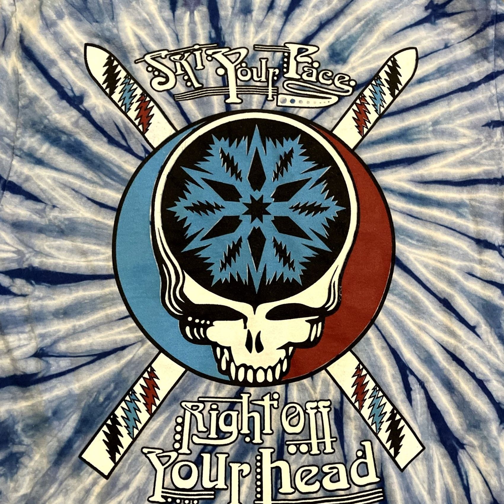 Gildan Grateful Dead MAD RIVER SKI YOUR FACE RIGHT OFF YOUR HEAD T Shirt S Men Awesome Size US S / EU 44-46 / 1 - 2 Thumbnail