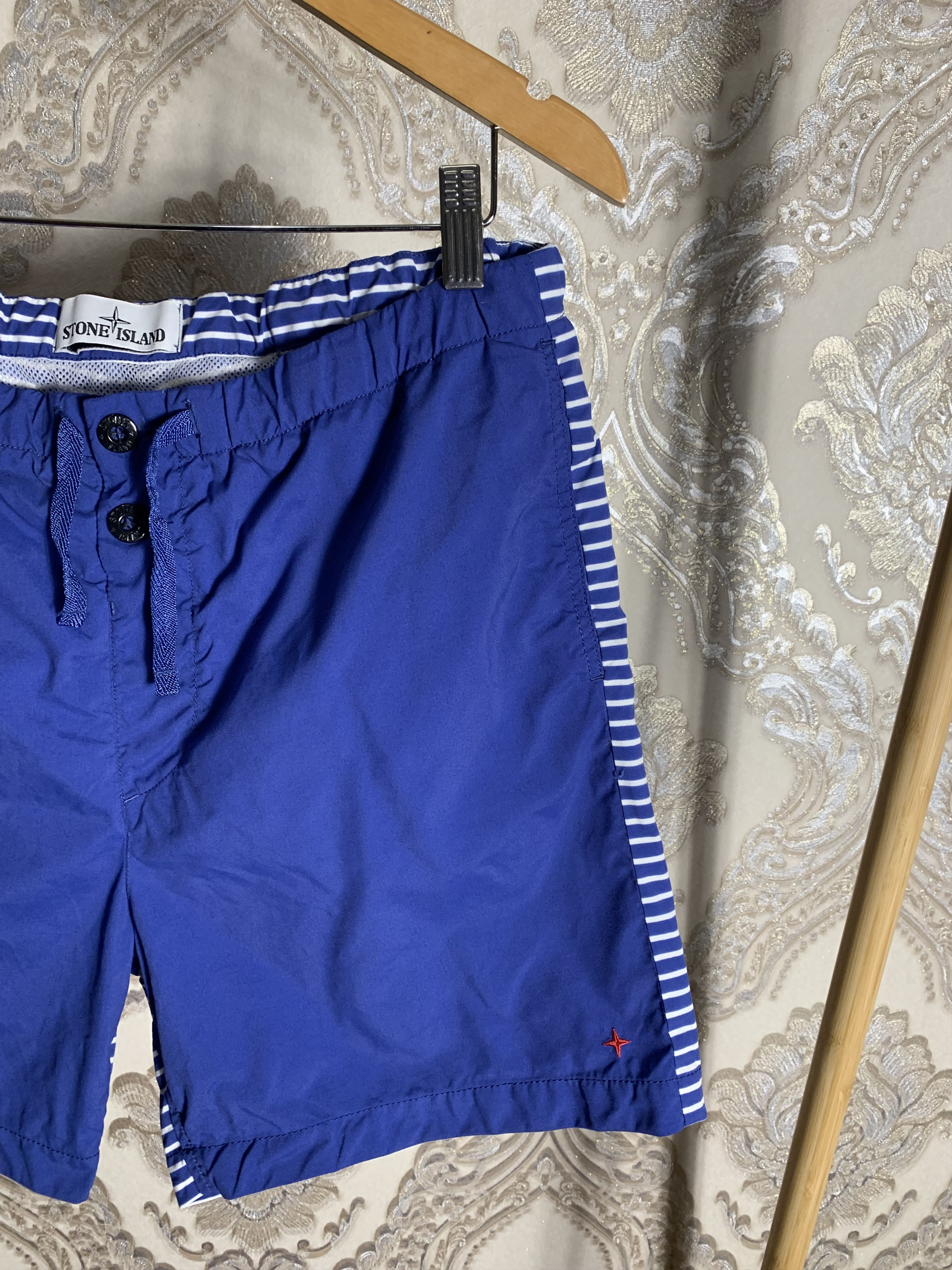 Stone Island VINTAGE STONE ISLAND MARINA CLASSIC DESIGNER SHORTS 90s Size US 32 / EU 48 - 3 Thumbnail