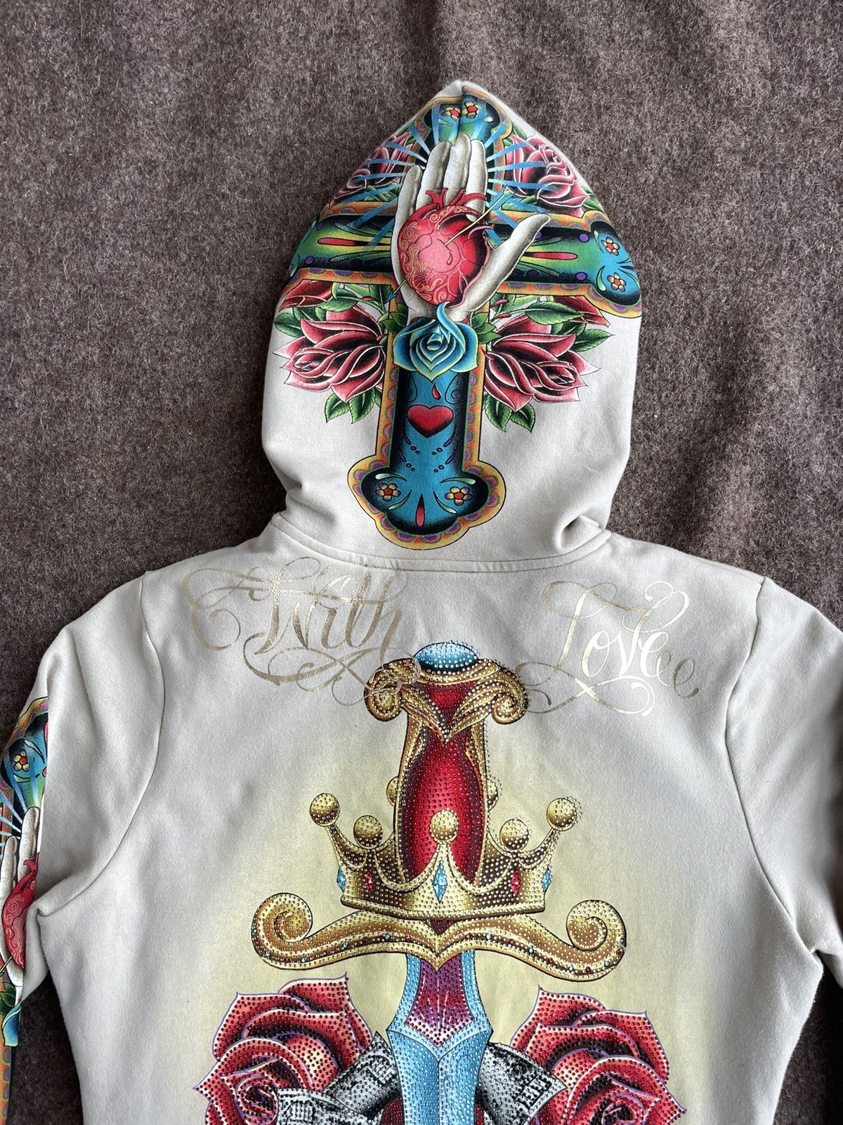 Christian Audigier Christian Audigier Zip Hoodie Size L / US 10 / IT 46 - 13 Thumbnail
