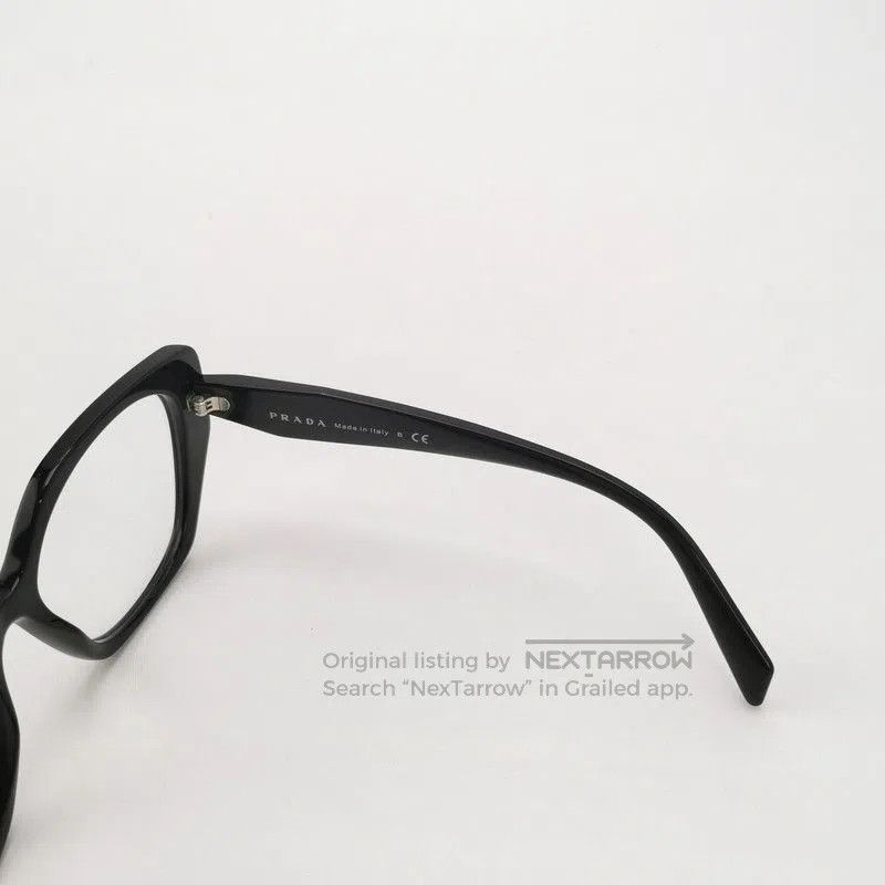 Prada Prada Black Logo Frame Glasses. Size ONE SIZE - 5 Thumbnail