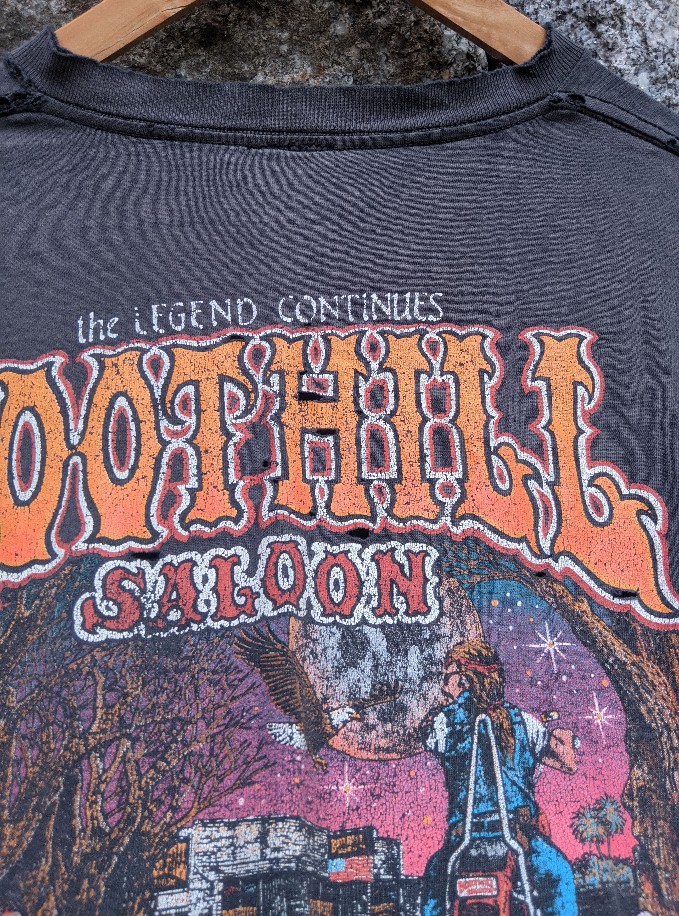 West Coast Choppers Vintage 1995 thrashed boothill biker sunfade WCC harley Size US XL / EU 56 / 4 - 7 Thumbnail