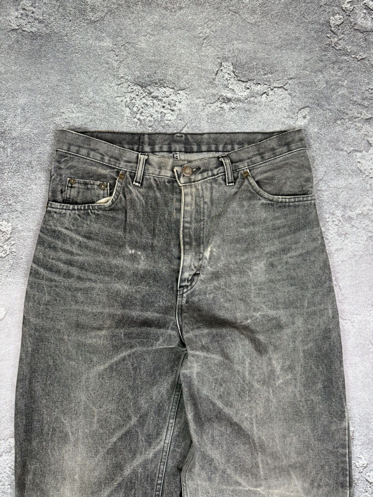 Levi's Vintage Clothing 1980s Levi's 501 Grey Denim Jeans Size 32 Streetwear Size US 32 / EU 48 - 3 Thumbnail