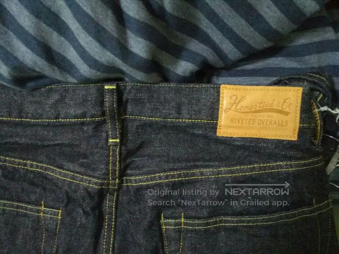 Journal Standard JOURNAL STANDARD Homestead Raw Denim Jeans. Size US 34 / EU 50 - 3 Thumbnail