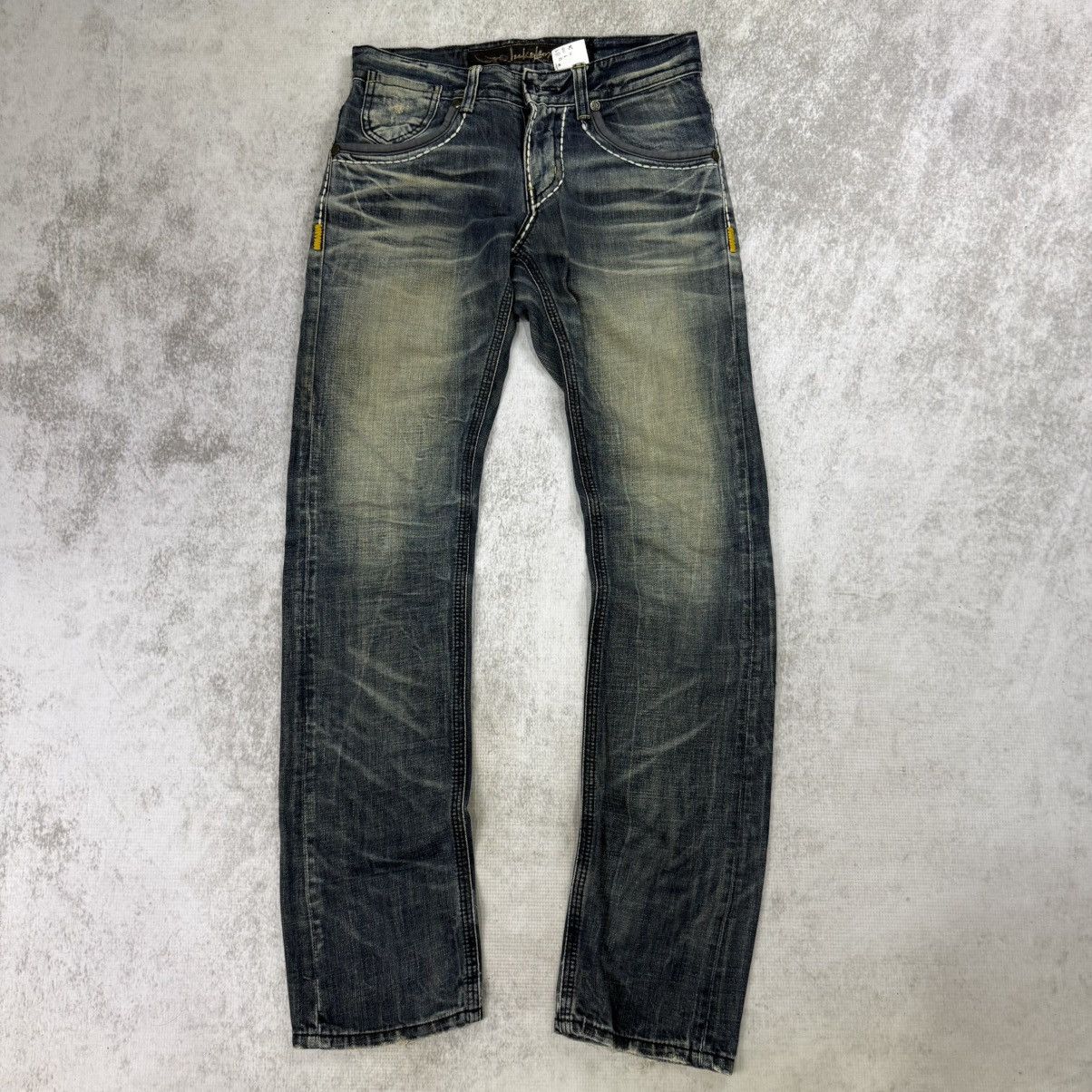 Japanese Brand 00s JUKEHOX sun faded light denim jeans blue Size US 31 - 1 Thumbnail