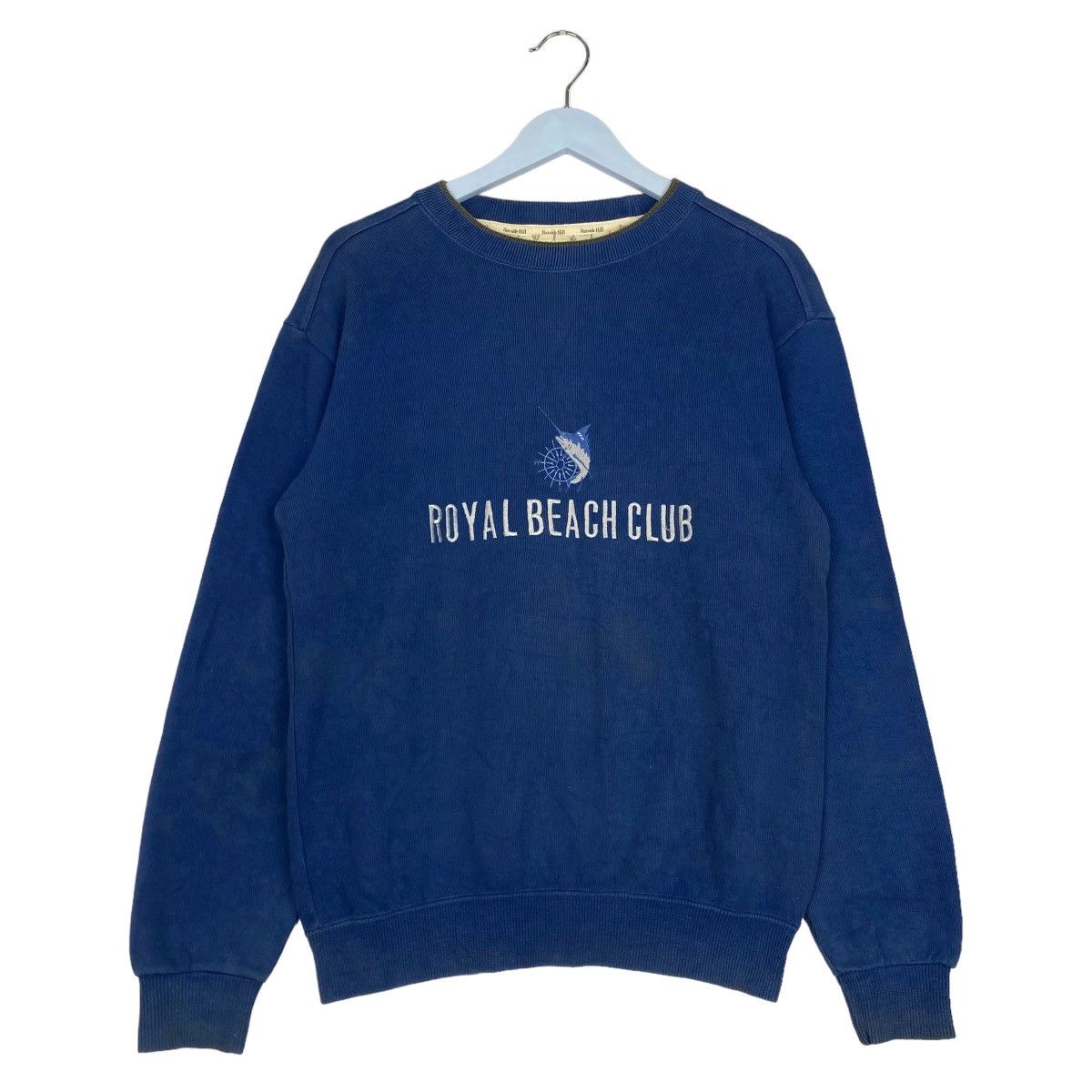 Vintage Vintage Bayside Hill Royal Beach Club Crewneck Sweatshirt Size US M / EU 48-50 / 2 - 1 Thumbnail