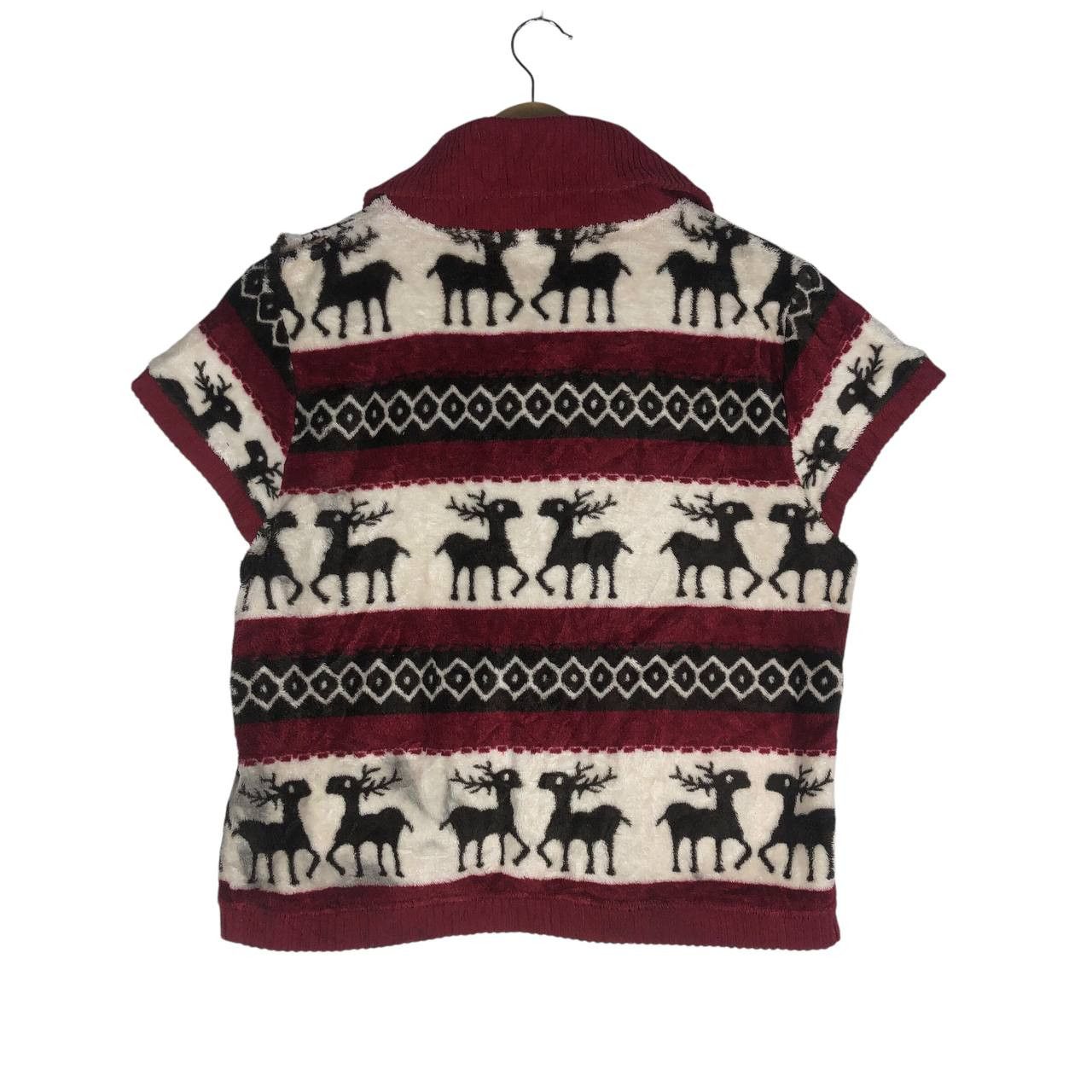 Other CROP FLEECE VEST FULL PRINT DEER Size L / US 10 / IT 46 - 5 Thumbnail
