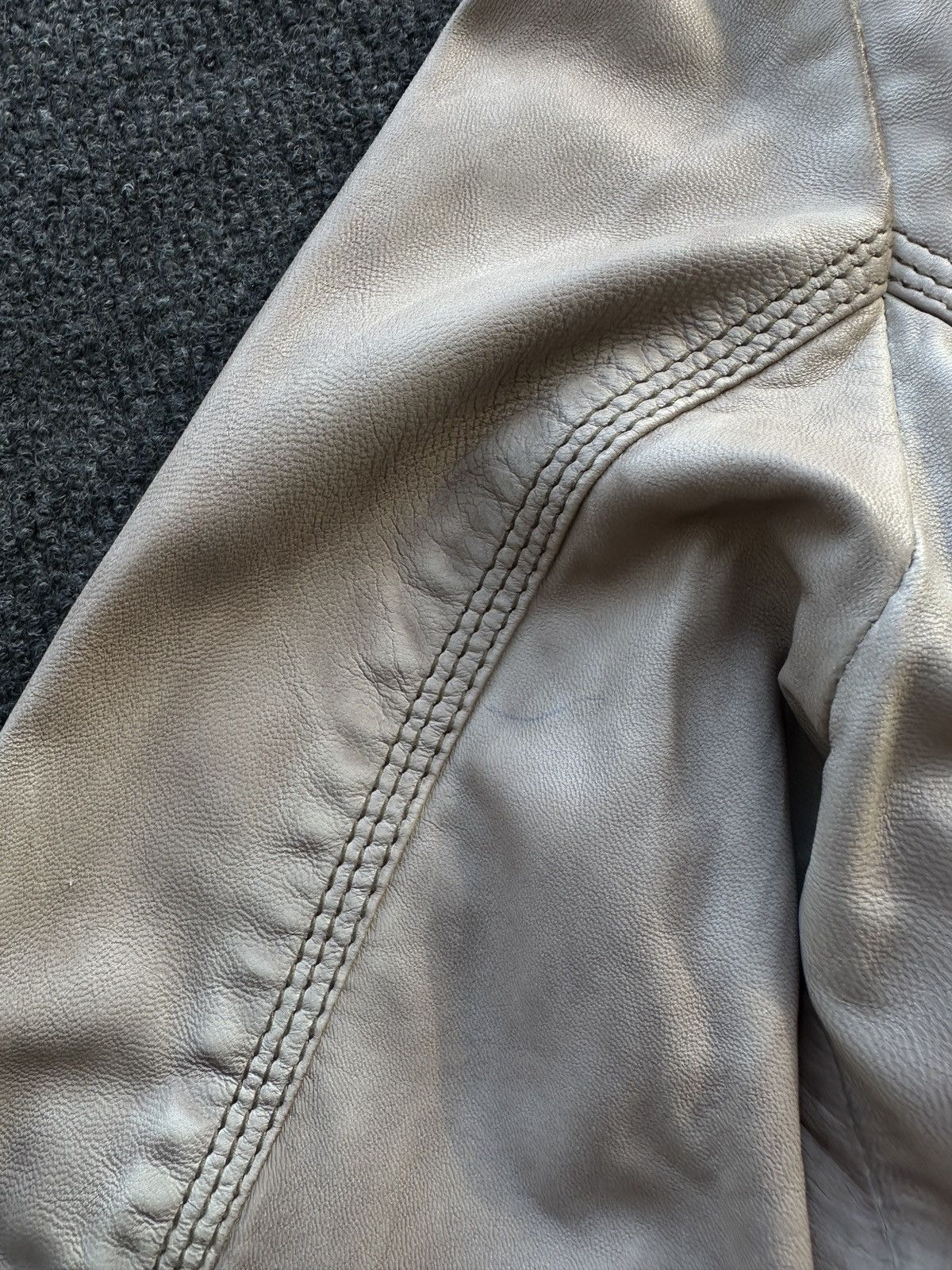 Leather 🚨 LEATHER WOMEN OPIUM LUXURY JACKET ZIP AVANT GARDE POCKET Size XS / US 0-2 / IT 36-38 - 13 Thumbnail