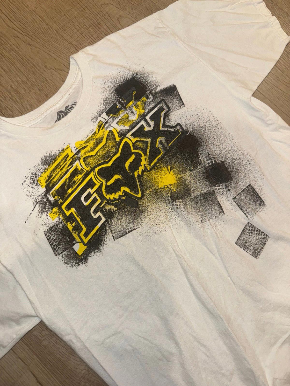 Fox Racing Vintage Y2K Fox Racing Grail Tire Print Shirt White Sz L Size US L / EU 52-54 / 3 - 2 Thumbnail