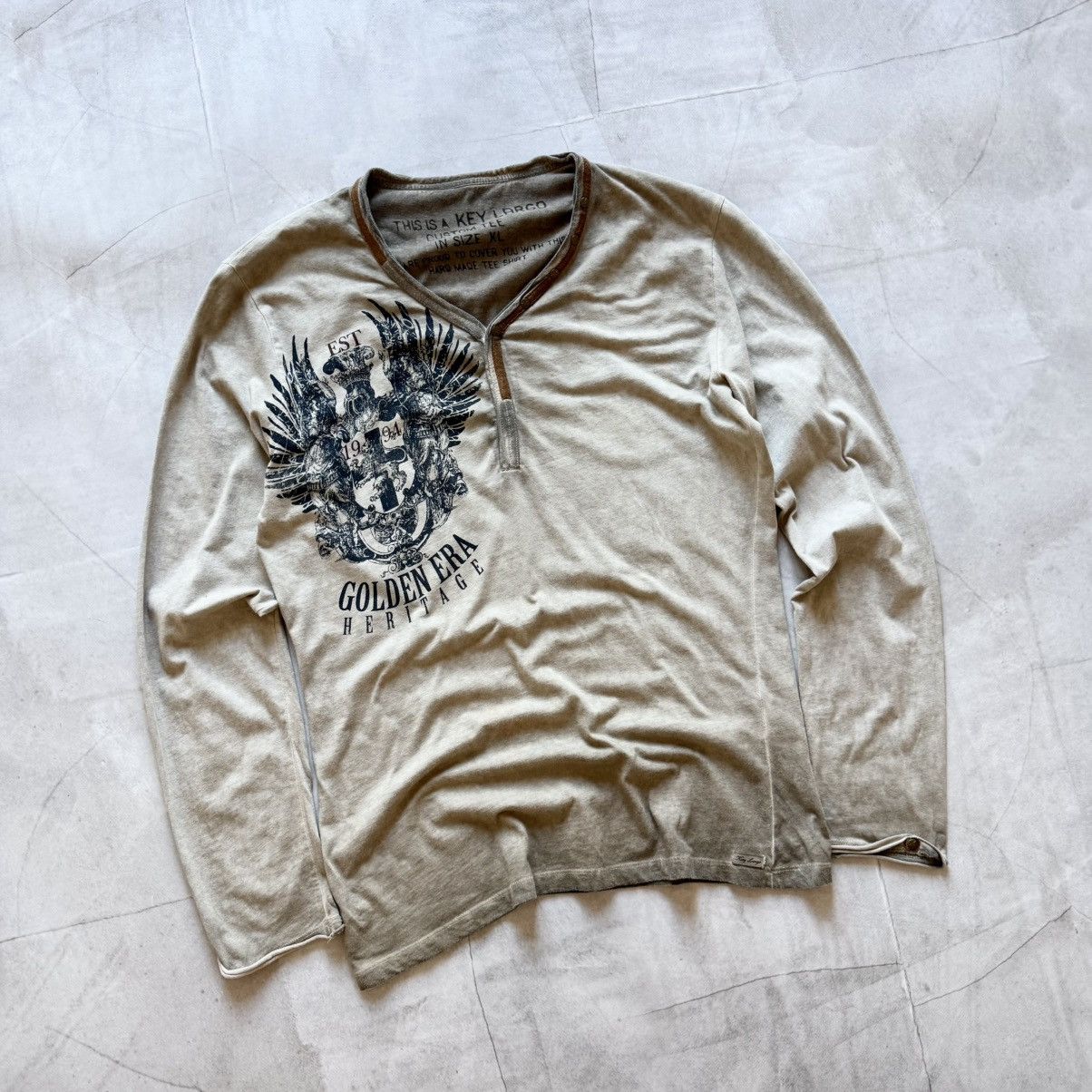 Hysteric Glamour Abstract Hysteric Glamour Style Long Sleeve LGB T-shirt Tee Size US XL / EU 56 / 4 - 1 Thumbnail