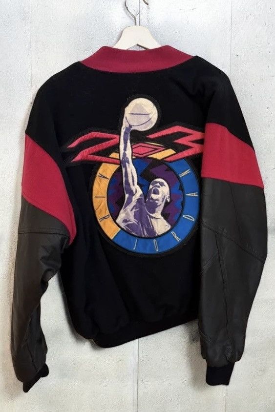 Nike 1993 Nike Air Jordan Varsity Jacket Wool Leather Size US M / EU 48-50 / 2 - 1 Thumbnail
