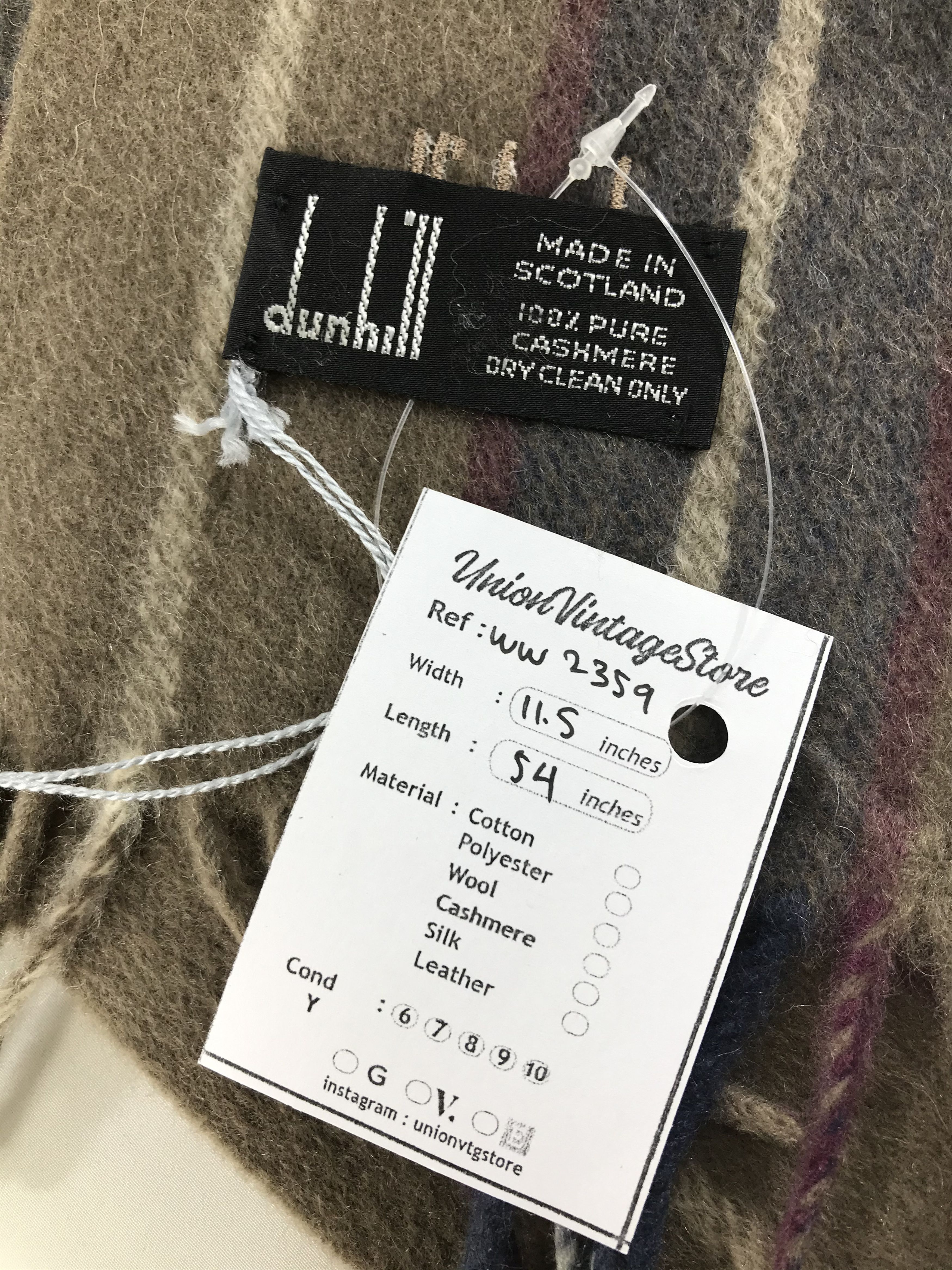 Alfred Dunhill Alfred Dunhill Scarf / Muffler / Neckwear - WW2359 Size ONE SIZE - 5 Thumbnail