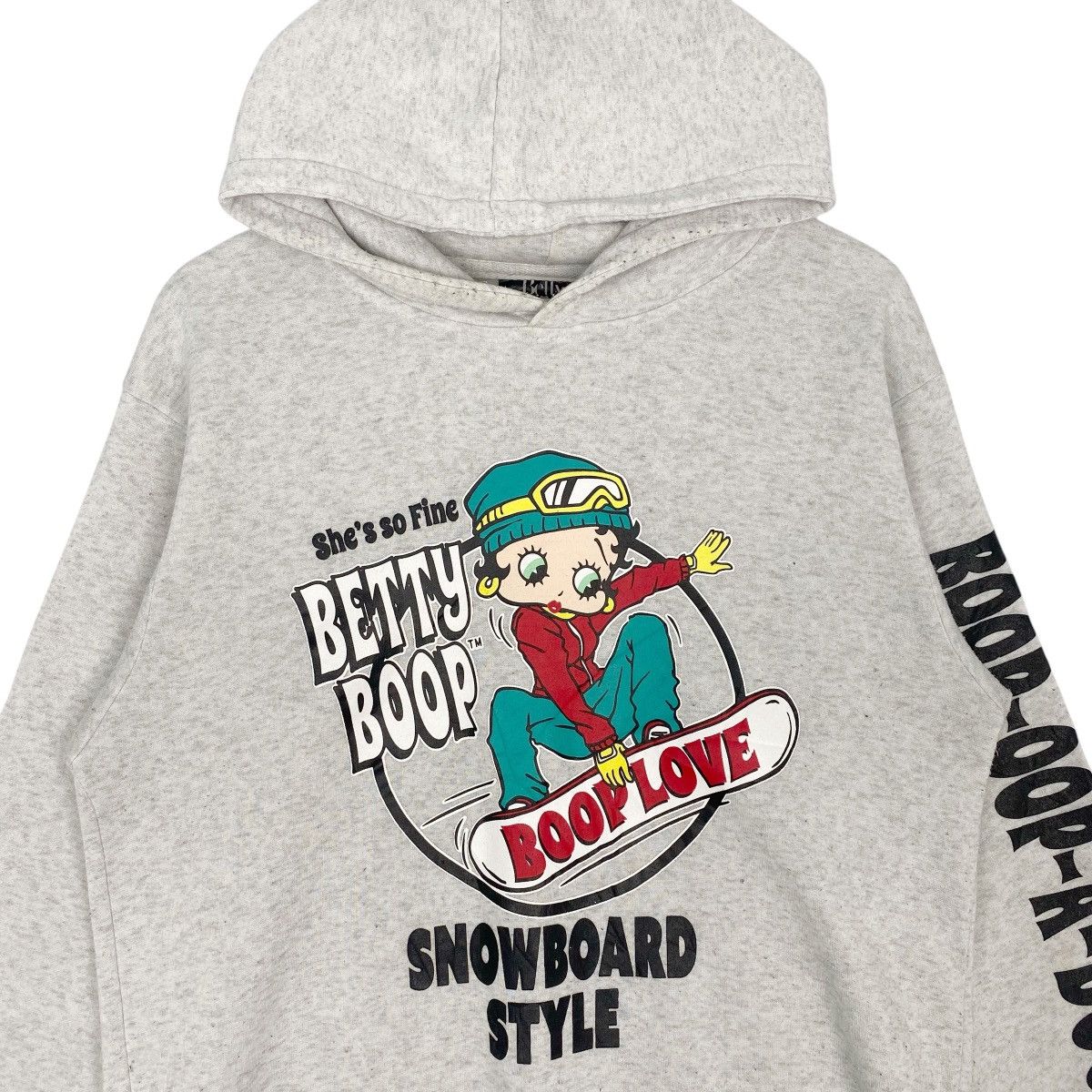 Other Vintage Betty Boop Hoodie All Printed White Pullover Size L Size M / US 6-8 / IT 42-44 - 4 Thumbnail