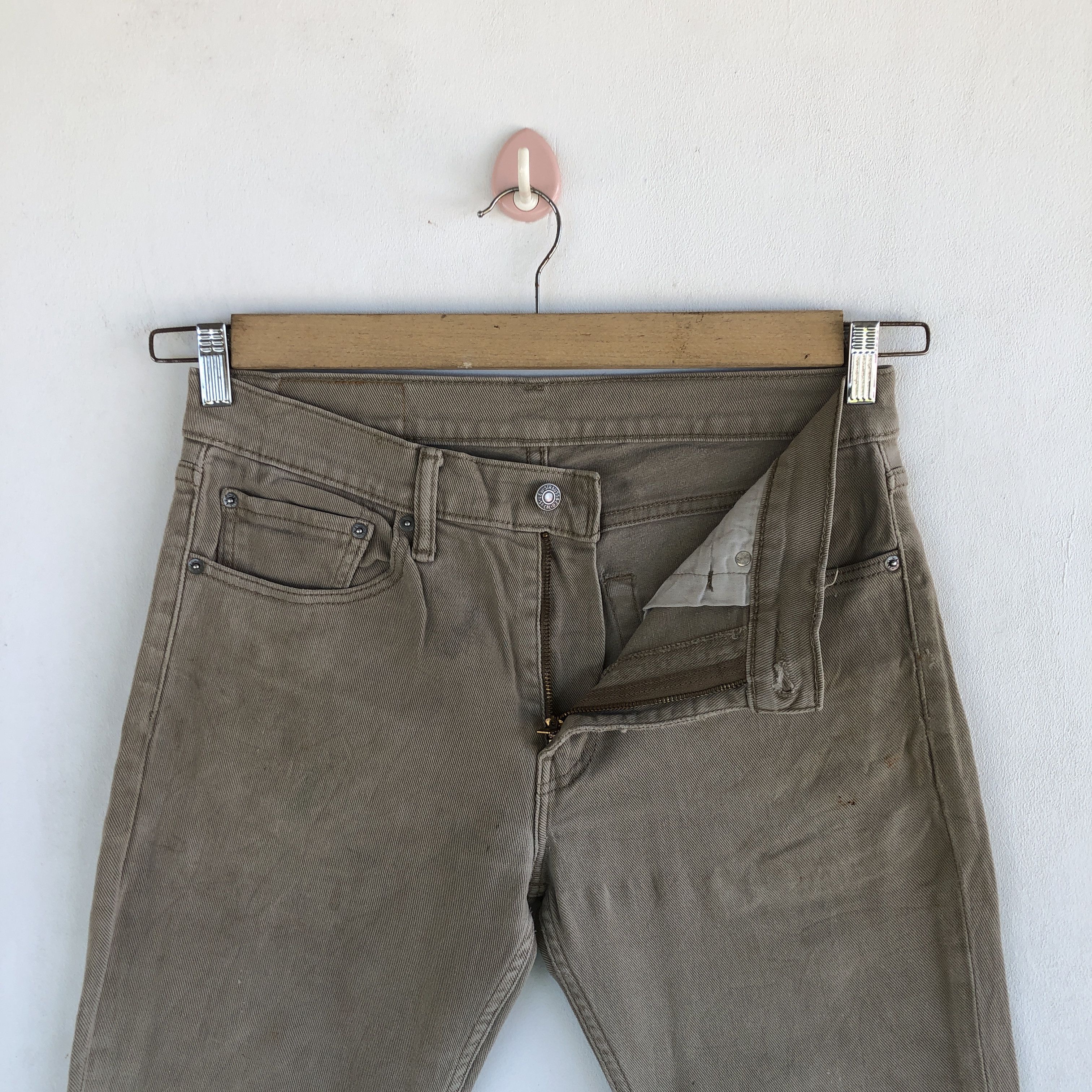 Levi's Vintage Levis 511 Jeans Brown Levi's Skinny Tapered Denim Size US 30 / EU 46 - 5 Thumbnail