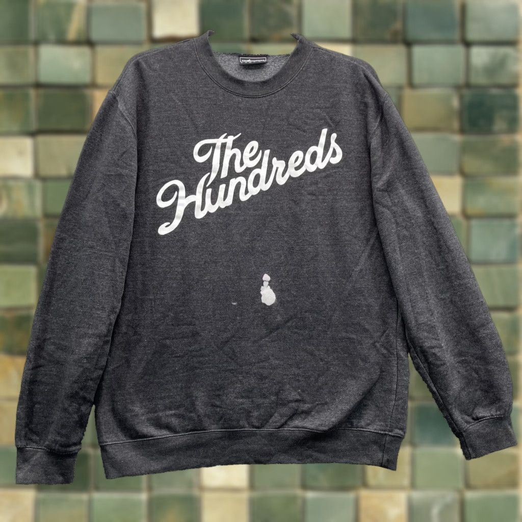 The Hundreds The Hundreds Sweatshirt Men L Gray Crew Neck Streetwear 90s Y2k Surf Western Tennis Graphic Print Logo Healthy? Size US L / EU 52-54 / 3 - 1 Thumbnail