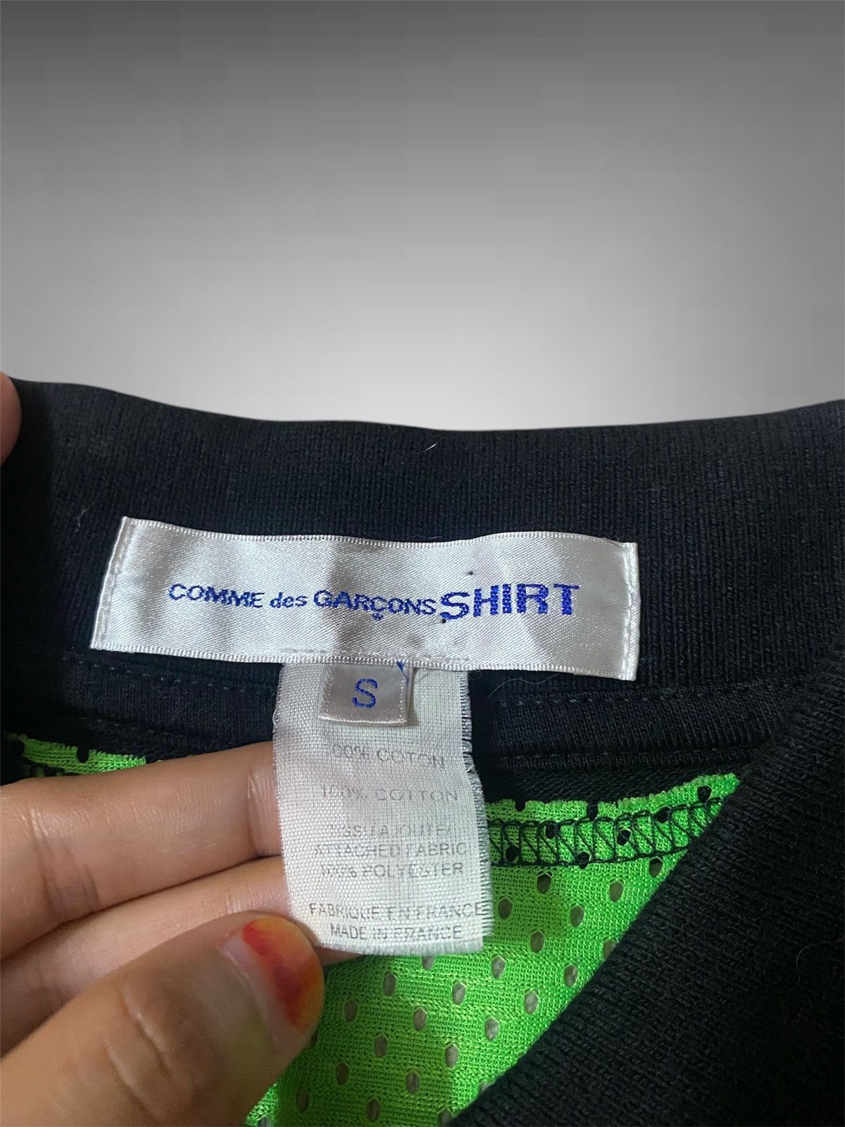 Comme des Garcons Comme Des Garcons ShirtMesh Back Technical Sport Polo Shirt Size US S / EU 44-46 / 1 - 5 Thumbnail