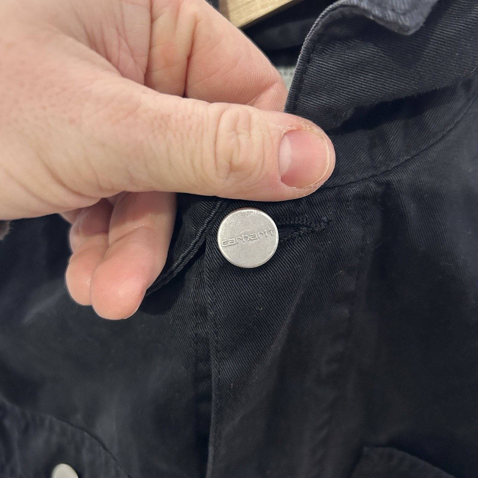Carhartt Carhartt WIP Women's Unlined Michigan Chore Jacket “Black” Size XS / US 0-2 / IT 36-38 - 8 Thumbnail