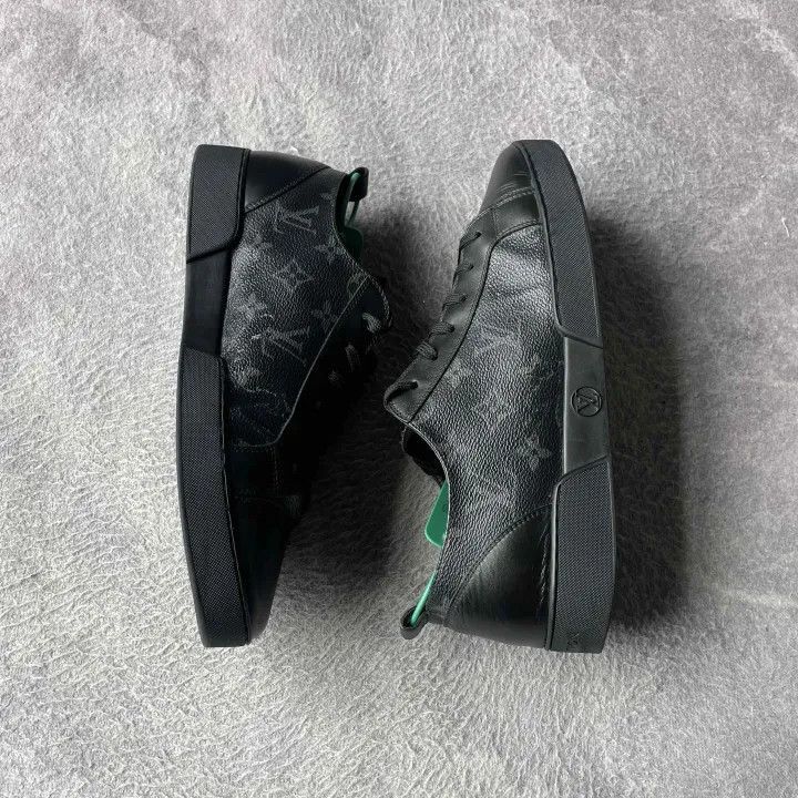 Louis Vuitton Louis Vuitton Match-Up Black Fashion Sneakers -2508 Size US 8.5 / EU 41-42 - 7 Thumbnail