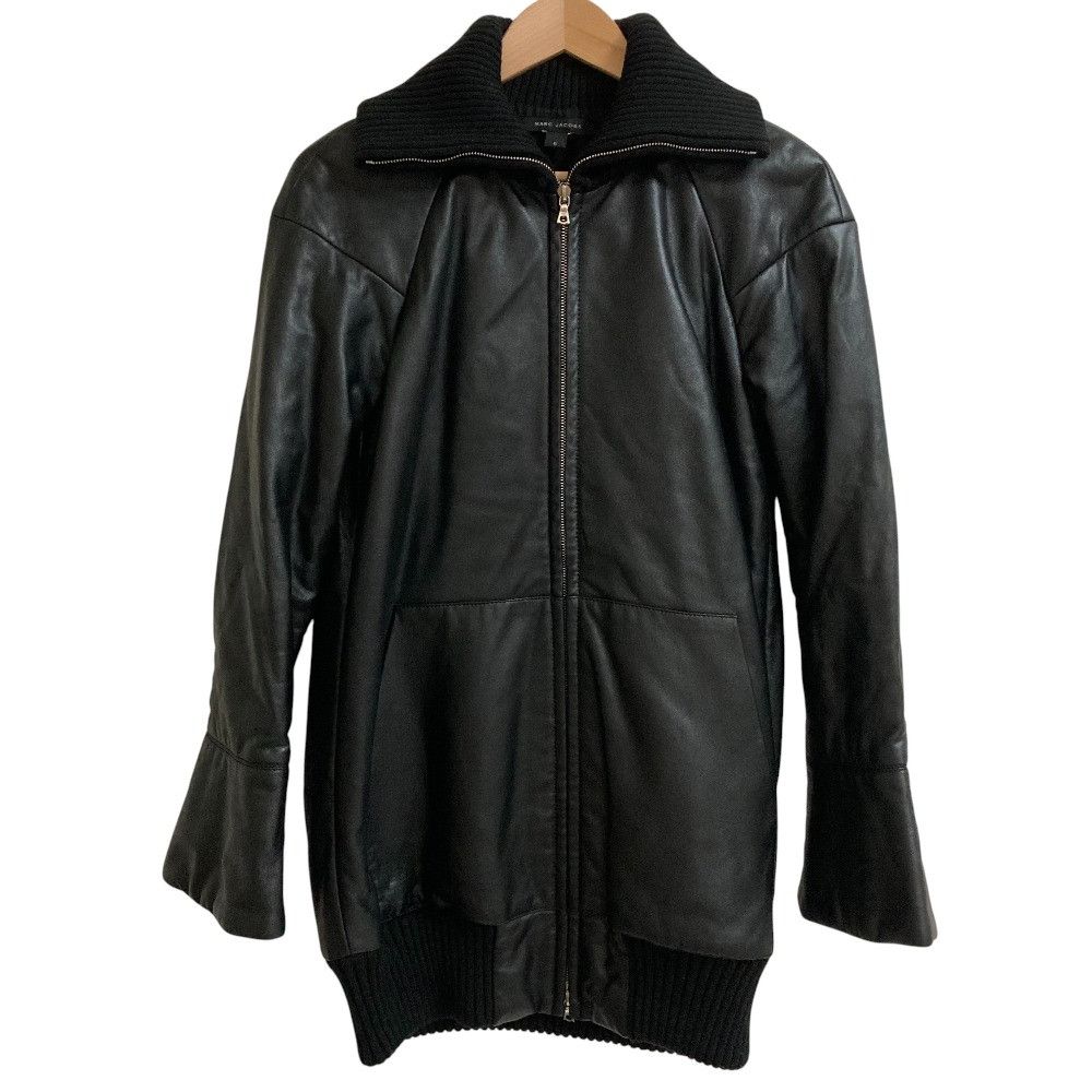 Marc Jacobs Marc Jacobs MARC JACOBS Lamb Leather Padded Jacket Leather Outerwear DUTY FREE for USA Size ONE SIZE - 1 Thumbnail