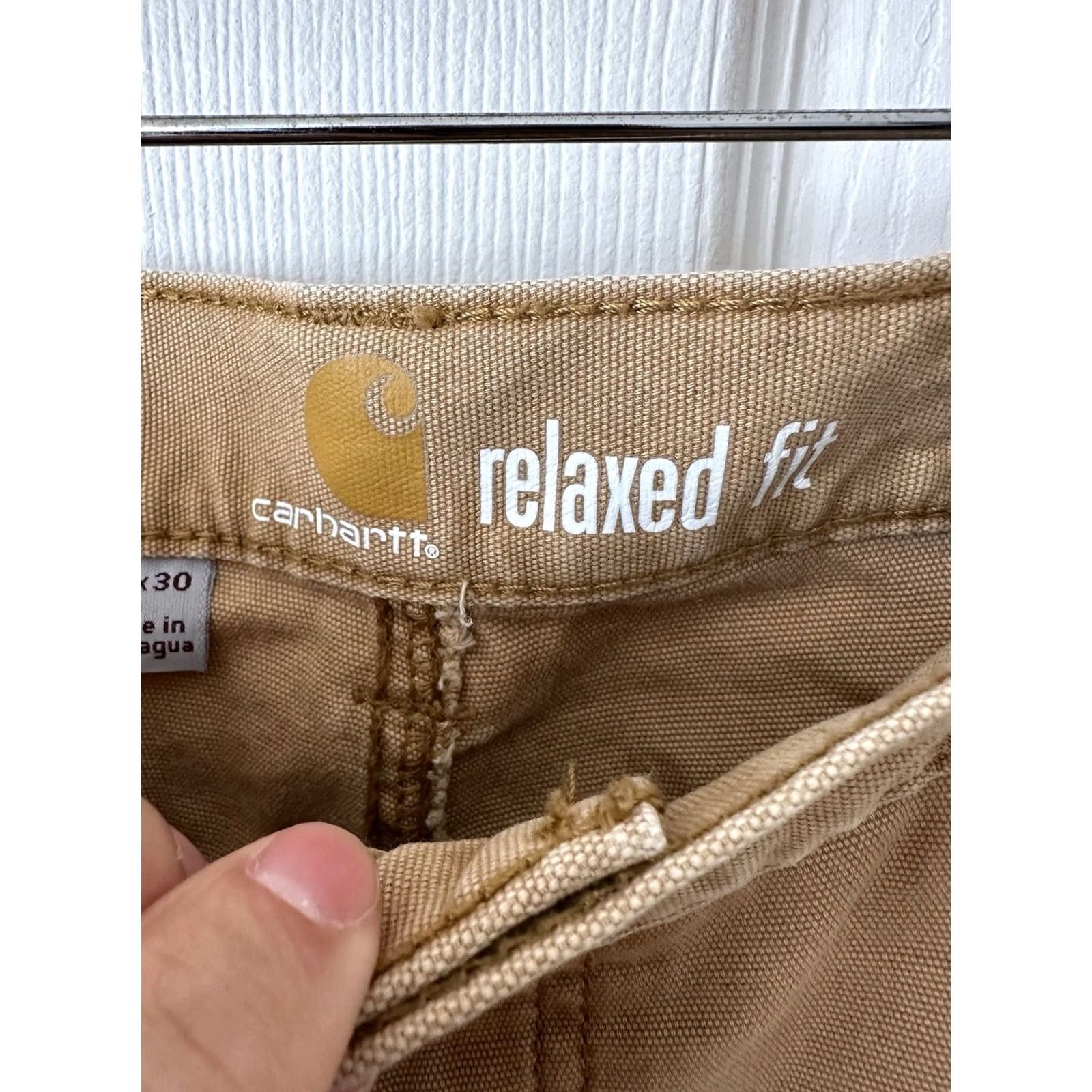 Carhartt VINTAGE Carhartt Double Knee Duck Work Pants Relaxed Fit 40 x 30 Beige RARE Mens Carhartt Pants Carpenter Workwear Size US 40 / EU 56 - 7 Thumbnail