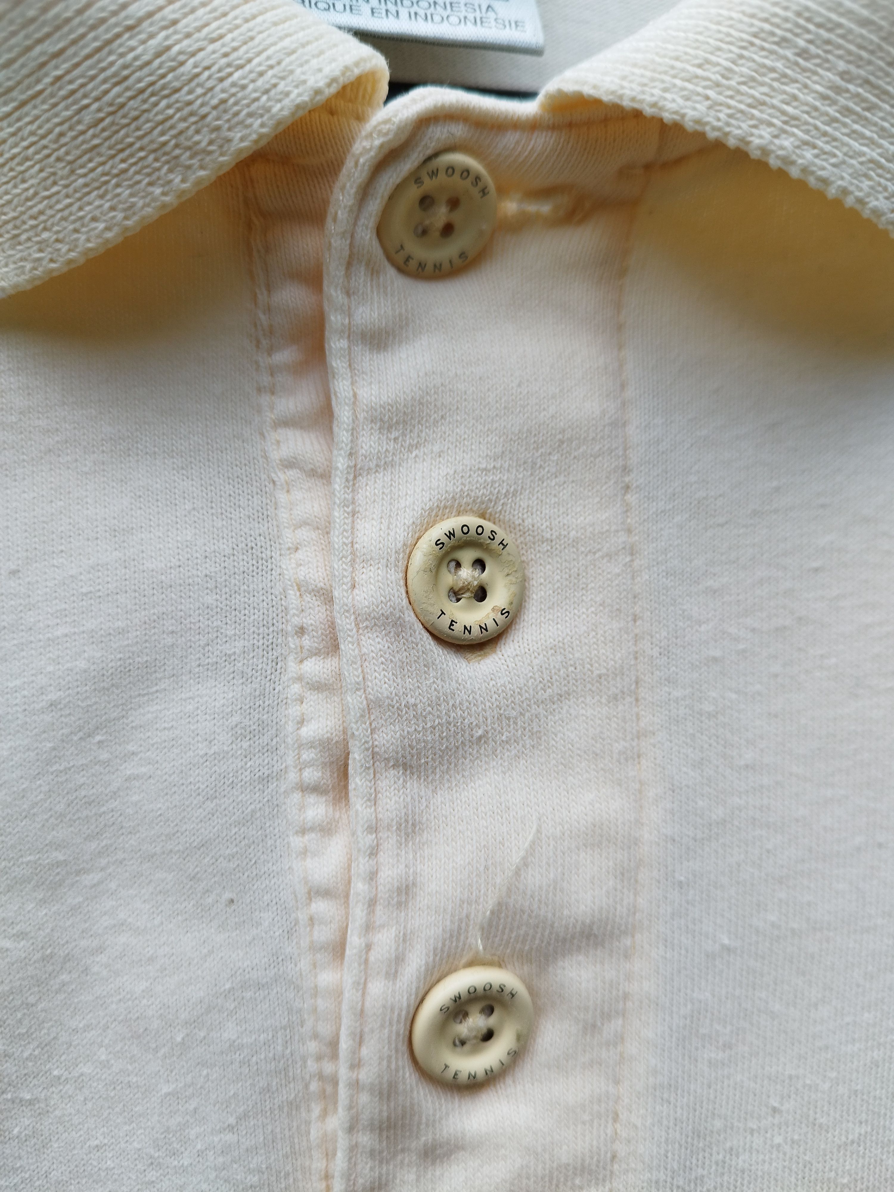 Nike Vintage Nike Court Tennis Polo Shirt Cream Short Sleeve Size US M / EU 48-50 / 2 - 3 Thumbnail