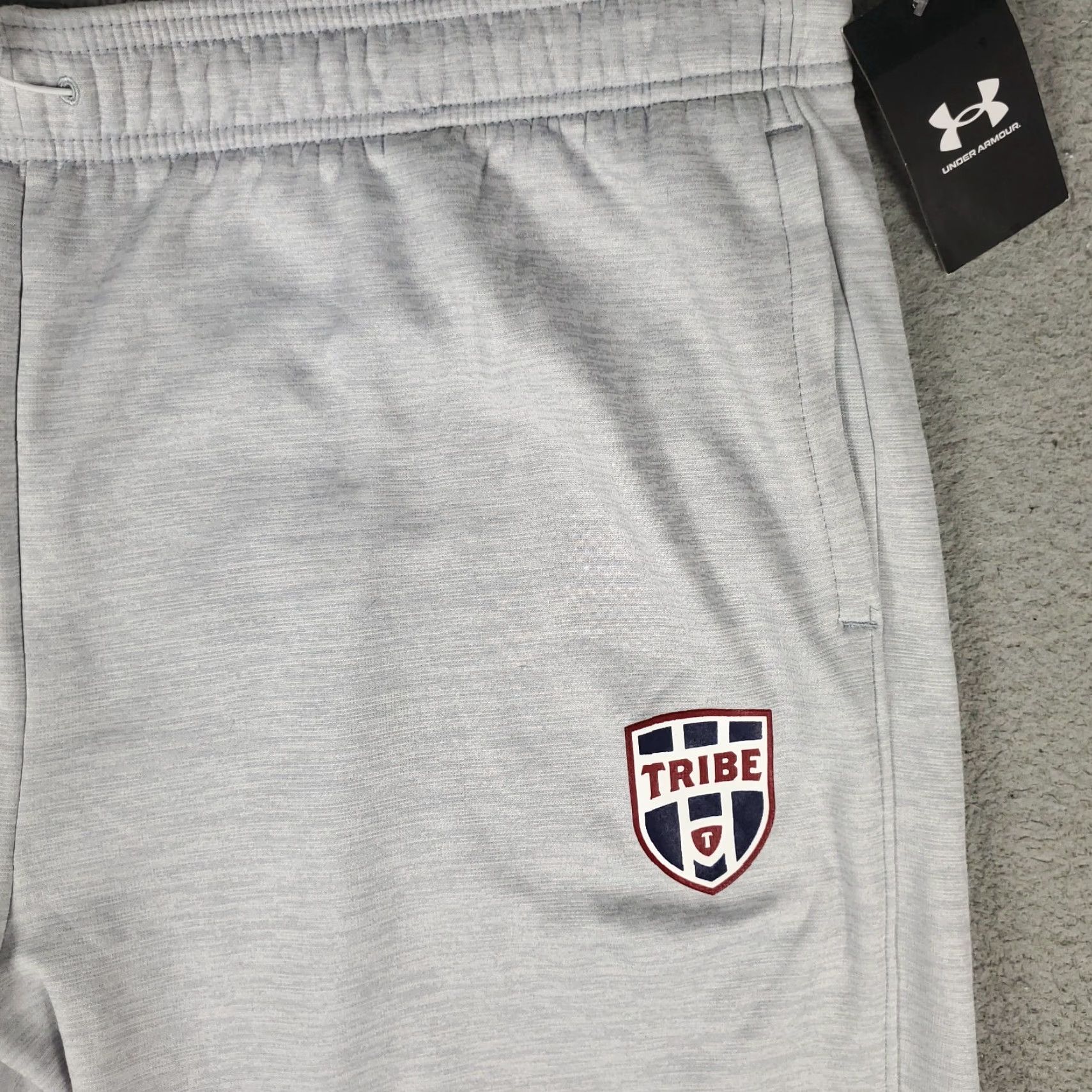 Under Armour Under Armour Pants Mens 2XL Gray Jogger Tapered Sweatpants Pockets Adjustable Waist Regular Fit Sports Modern Men Size US 39 - 3 Thumbnail