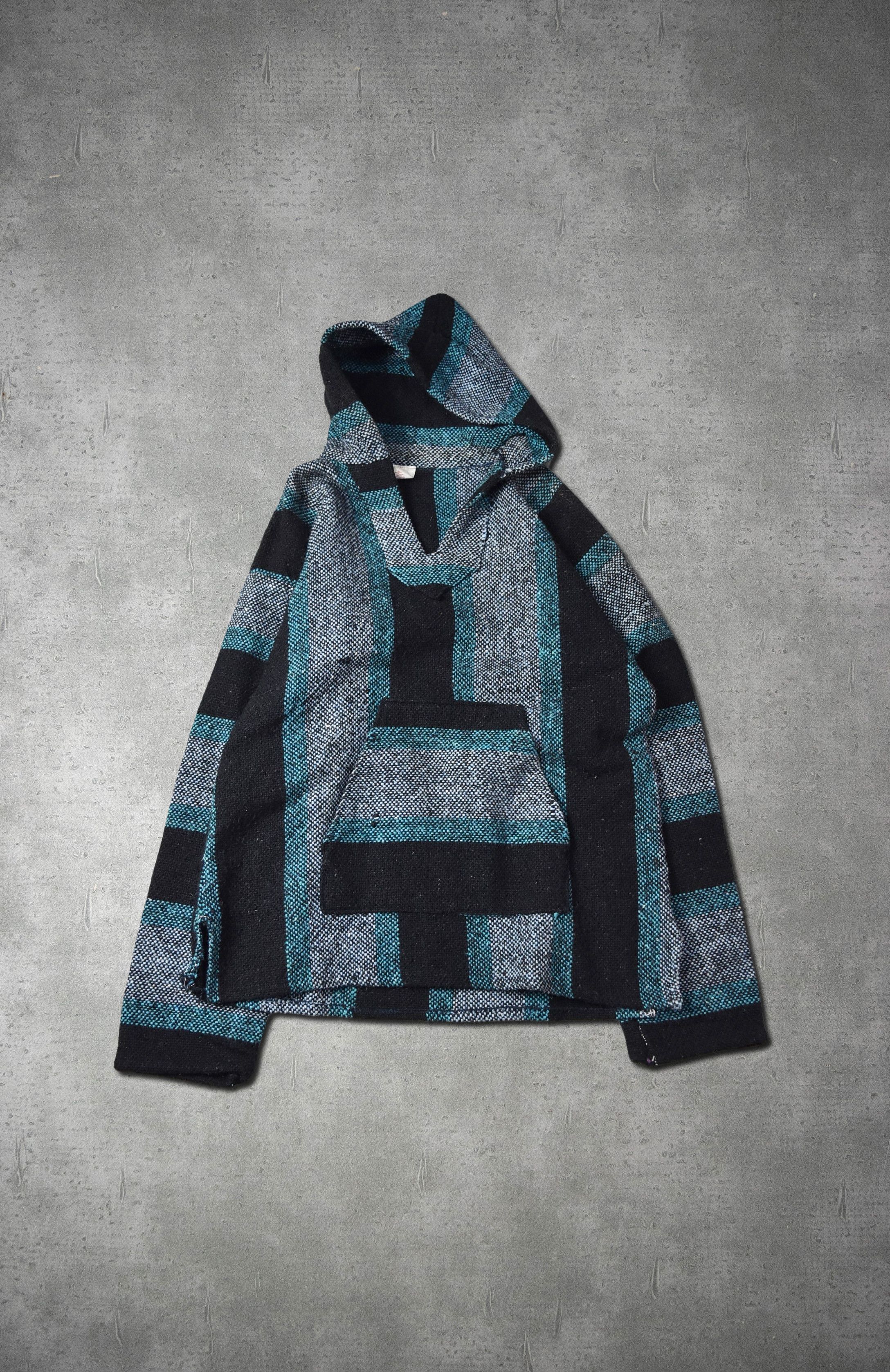 image of Vintage 90's Baja Hoodie Mexican Parka 18-1-8 113, Men's (Size Medium)