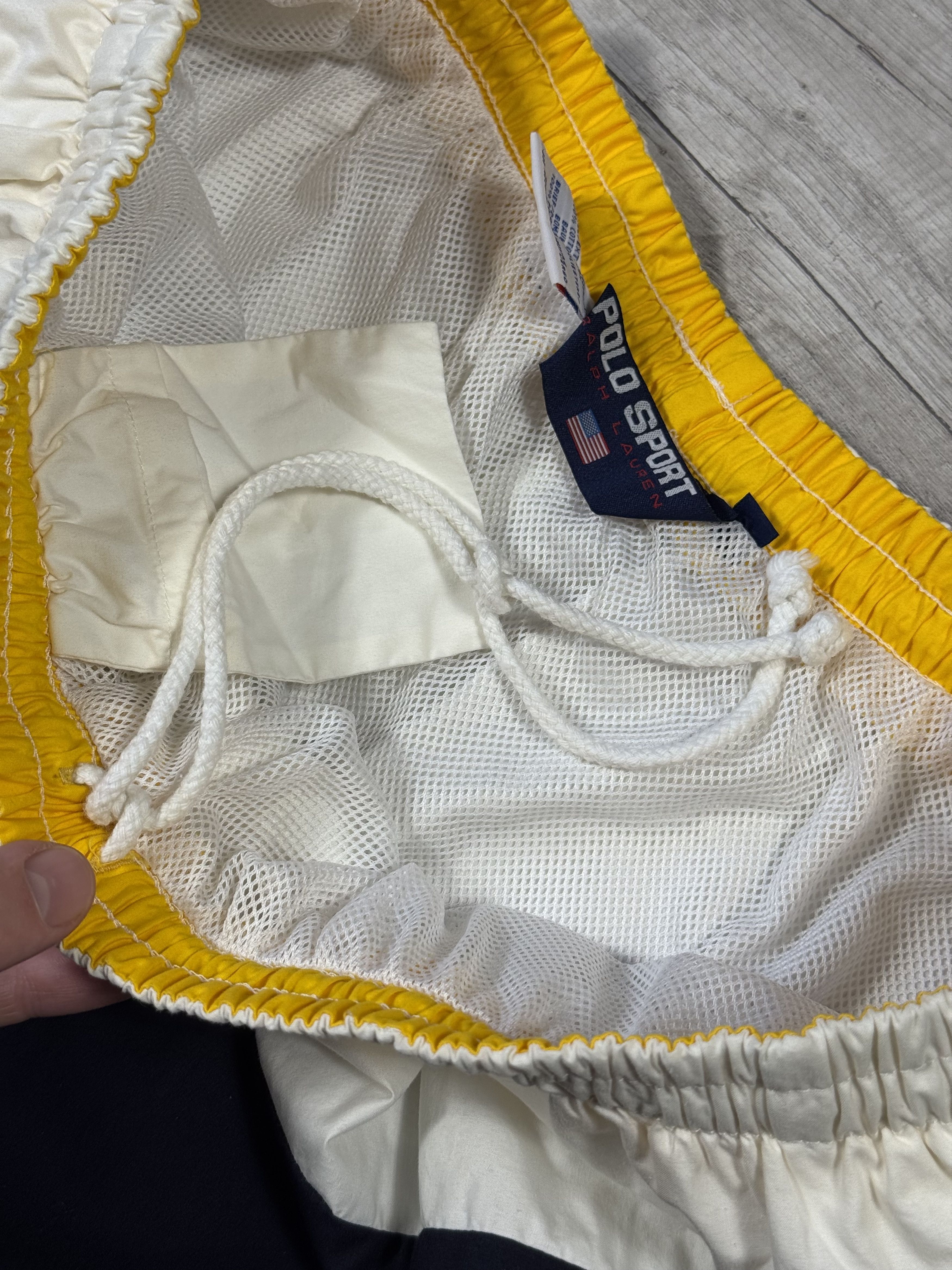 Polo Ralph Lauren Vintage polo sport blue swim shorts Size US 36 / EU 52 - 8 Thumbnail
