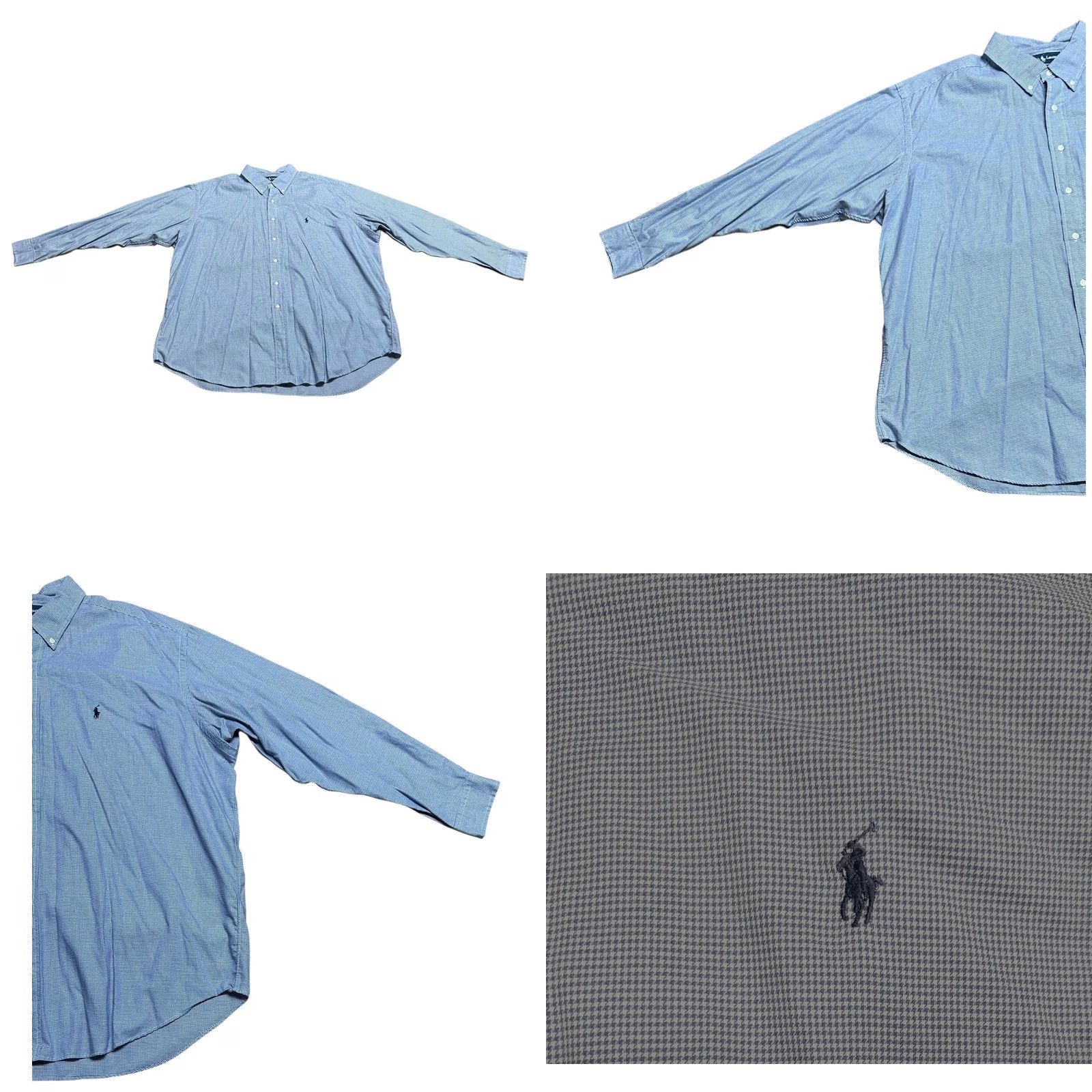 Ralph Lauren VINTAGE Ralph Lauren Blake Button-Down Shirt Men 2XL Blue Plaid Long Sleeve Lot Of 2 VTG Size US XXL / EU 58 / 5 - 9 Thumbnail