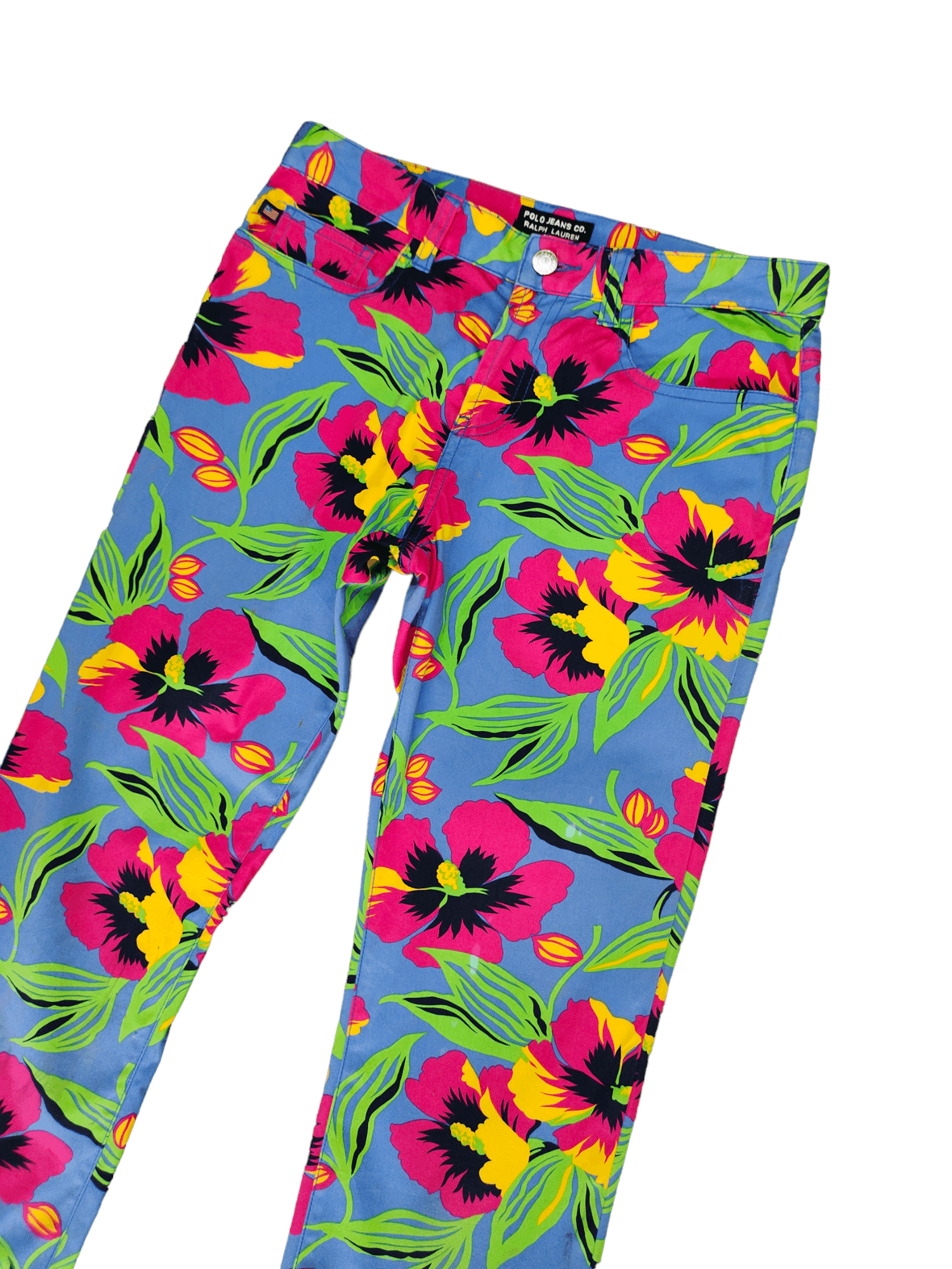 Polo Ralph Lauren Polo Jeans Flower FullPrint Multicolor 3Q Pants Size 29" - 4 Thumbnail