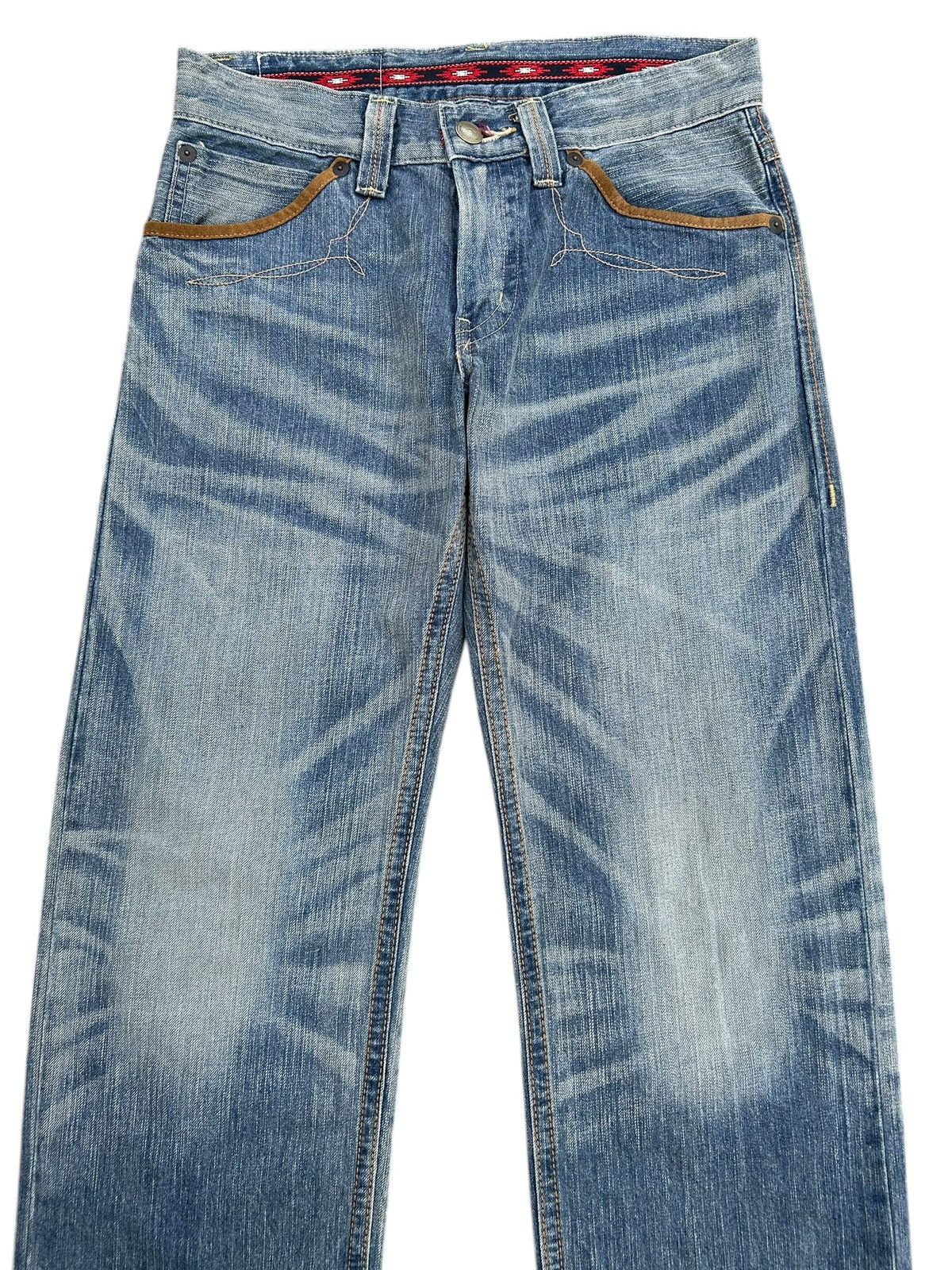 Kapital Vintage Edwin Navajo Distressed Denim Jeans Size US 32 / EU 48 - 3 Thumbnail