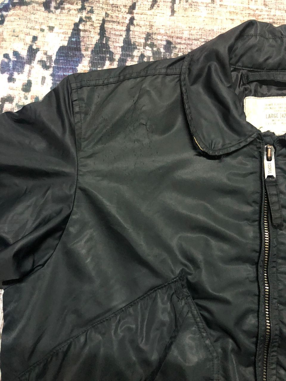 Vintage Vintage 80s CWU 45-P US.Air Force Bomber Jacket Distressed Size US L / EU 52-54 / 3 - 6 Thumbnail