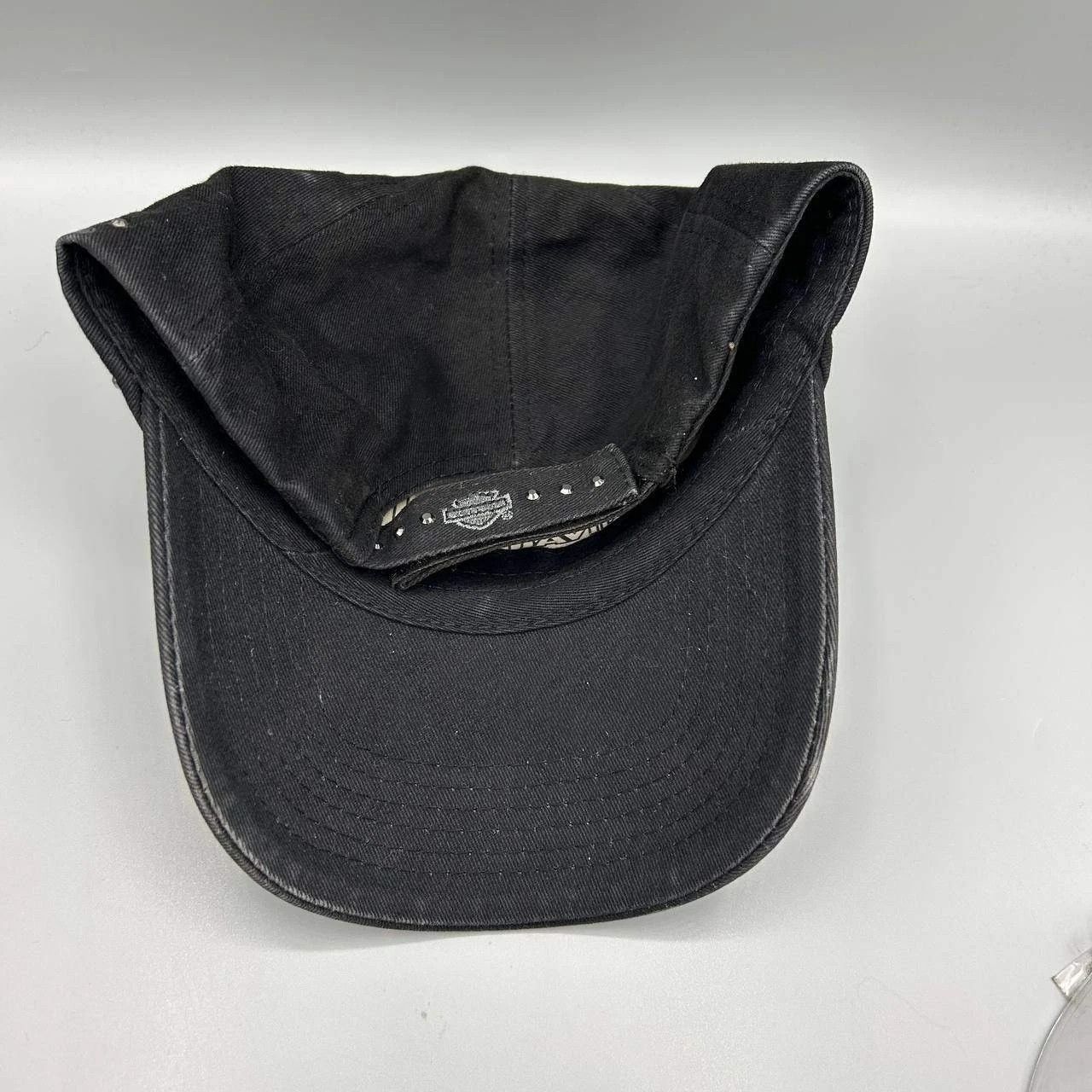 Harley Davidson Harley Davidson Motorcycles Embroidered Strap Back Cotton Size ONE SIZE - 8 Thumbnail