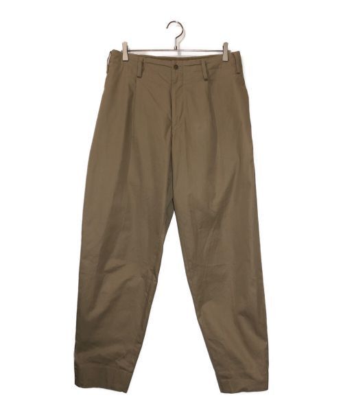 image of Yohji Yamamoto Costume D'homme Wight Tuck Pants in Beige, Men's (Size 32)