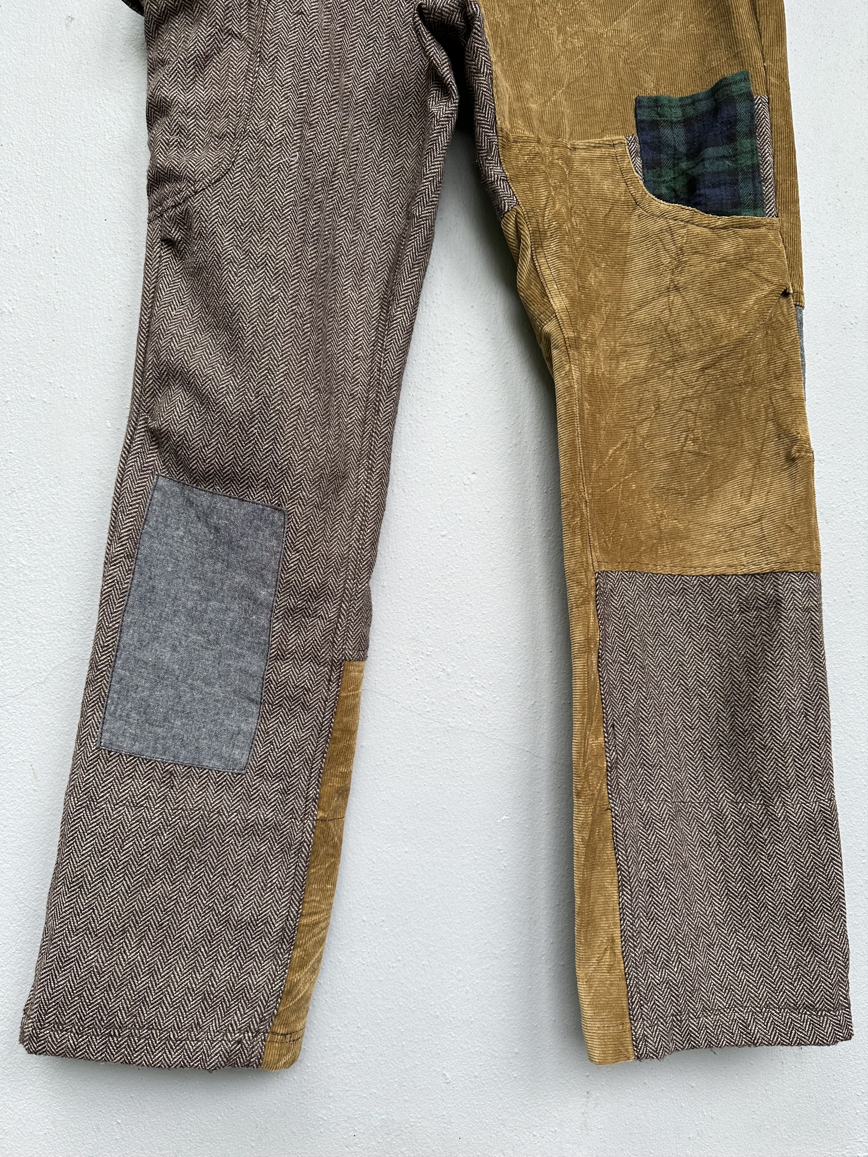 Kapital Brth Breath Reconstructed Hybrid Reworked Patchwork Pant Size US 34 / EU 50 - 6 Thumbnail