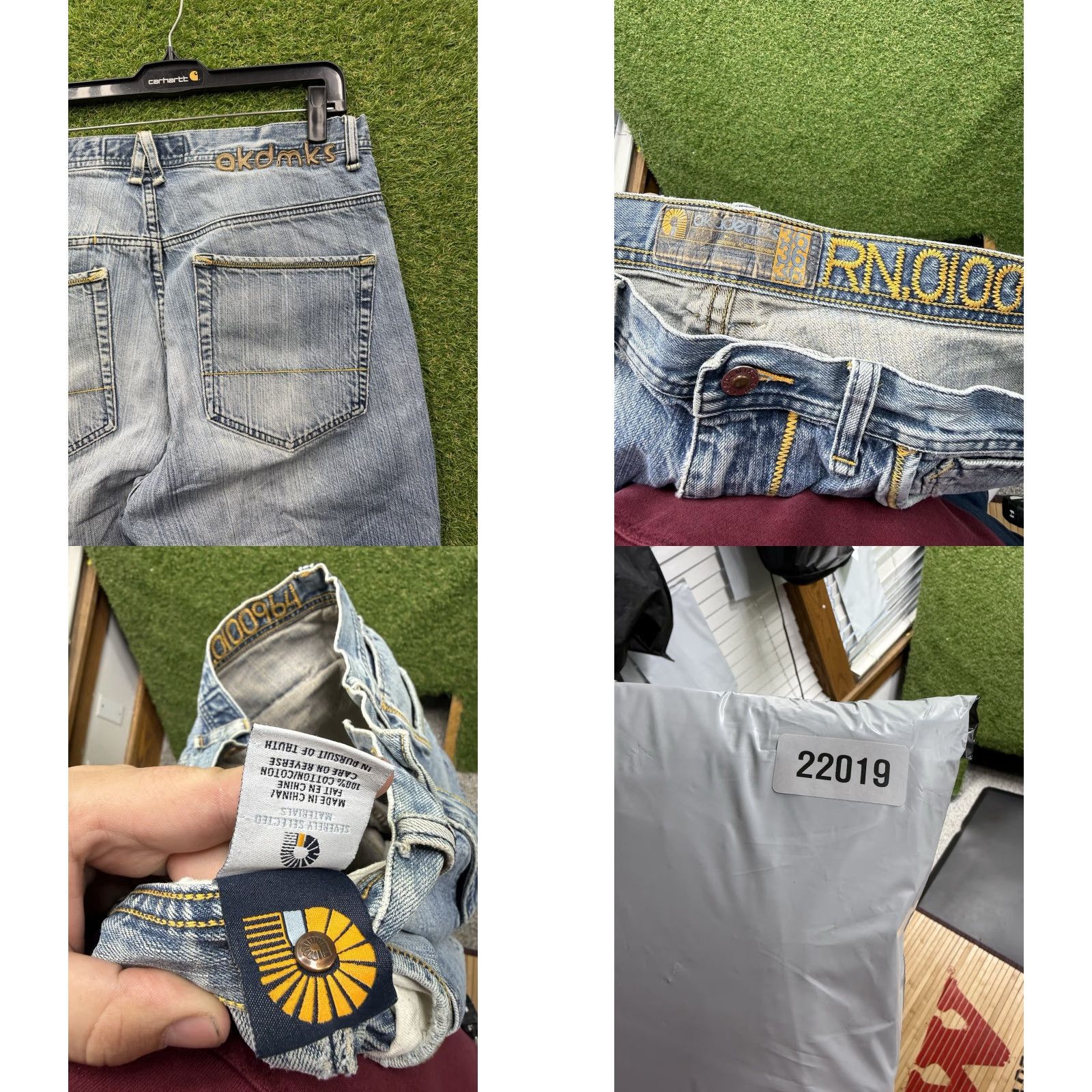 Akademiks VINTAGE Akademiks Jeans Mens 36x30 Baggy Grunge 90s Y2K Denim Blue 5-Pocket Relaxed Rise High Jeans Mens Size US 36 / EU 52 - 8 Thumbnail