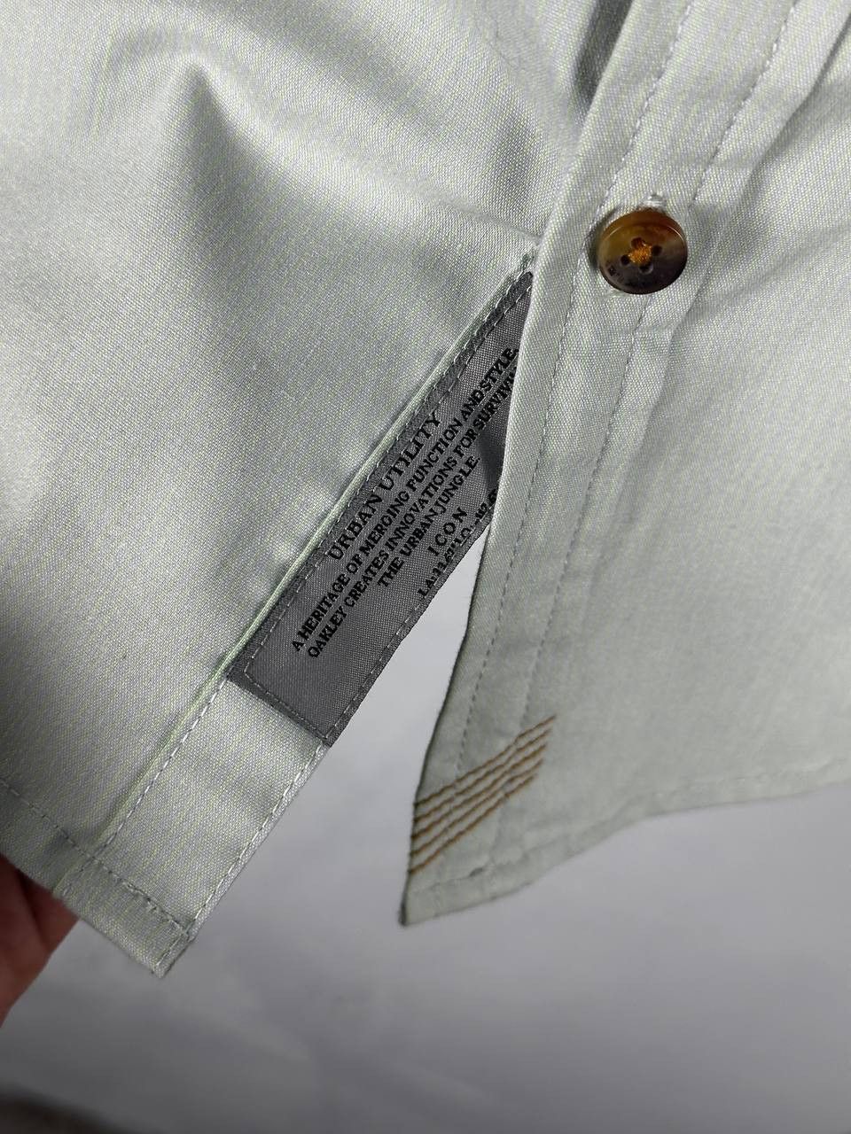 Oakley Oakley Iconic Button Up Tech Over Shirt Mint Size L Size US L / EU 52-54 / 3 - 7 Thumbnail