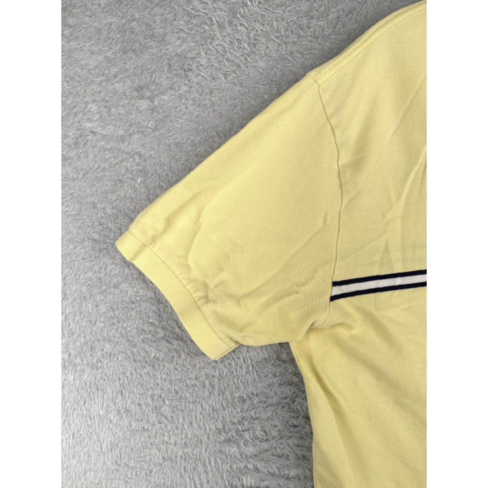Ralph Lauren VINTAGE Ralph Lauren Polo Shirt Men XL Yellow 100% Cotton Read Size US XL / EU 56 / 4 - 3 Thumbnail