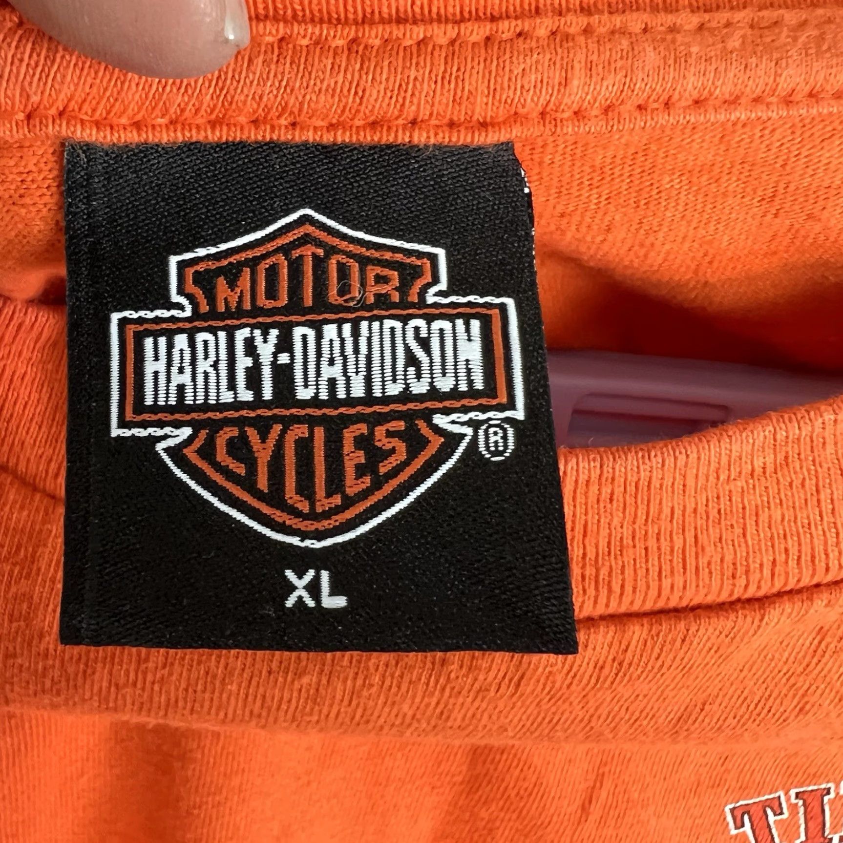 Harley Davidson VINTAGE Harley-Davidson T-Shirt Men XL Orange 2002 Run Graphic Print Muscle Tee Motorcycle 2000s Mens Size US XL / EU 56 / 4 - 5 Thumbnail
