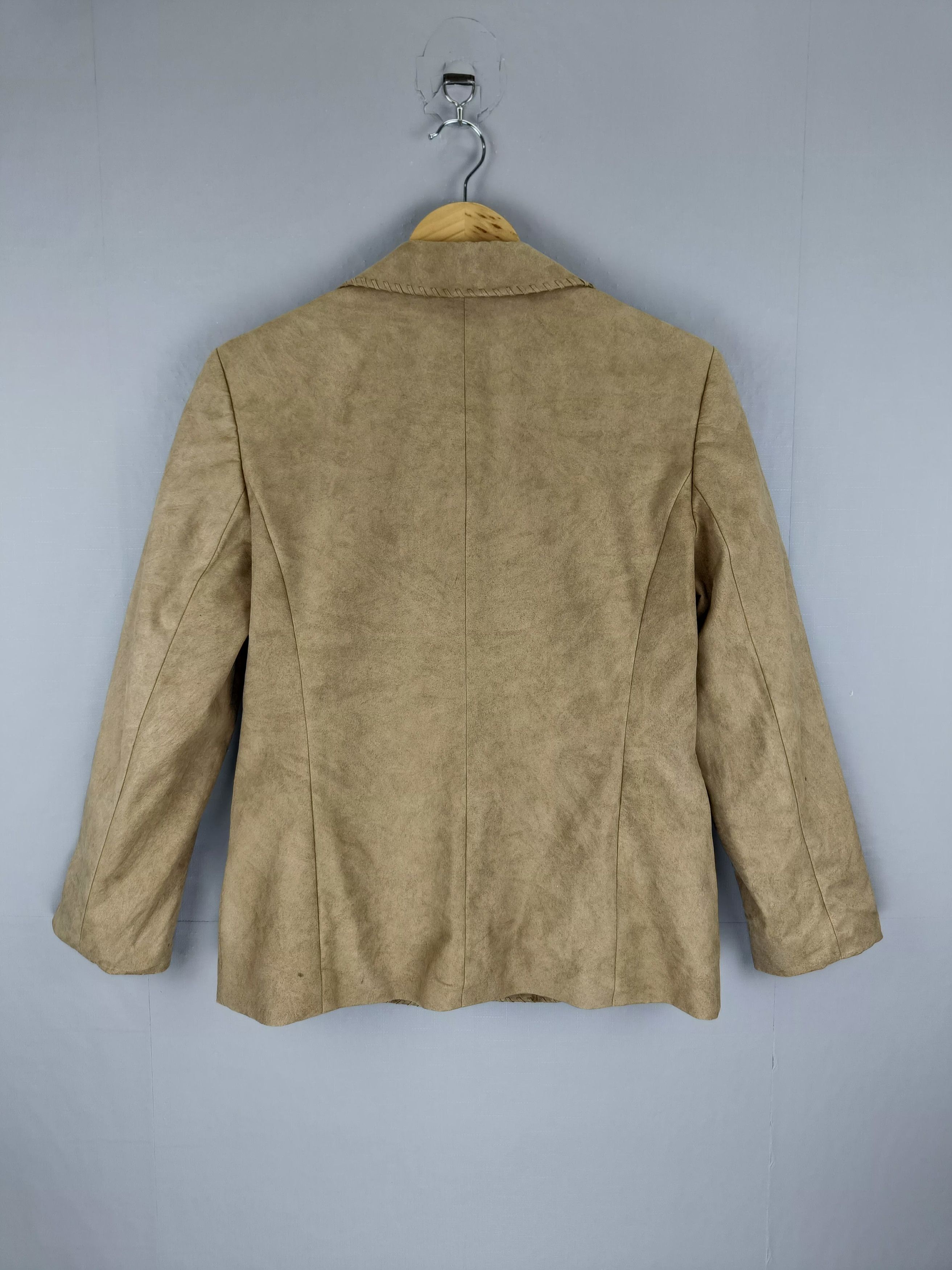 Leather Vintage Avienne Leather Blazer Size S / US 4 / IT 40 - 4 Thumbnail