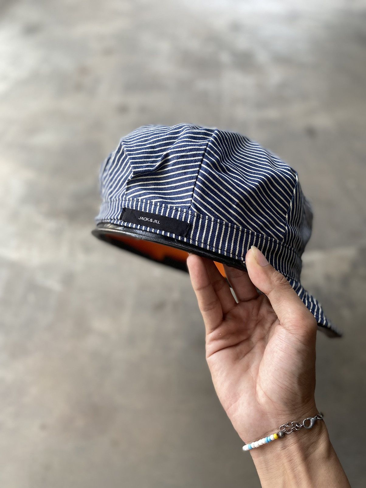 Japanese Brand × Vintage REVERSIBLE JACK & JILL HICKHORY MECHANIC CAP Size ONE SIZE - 6 Thumbnail
