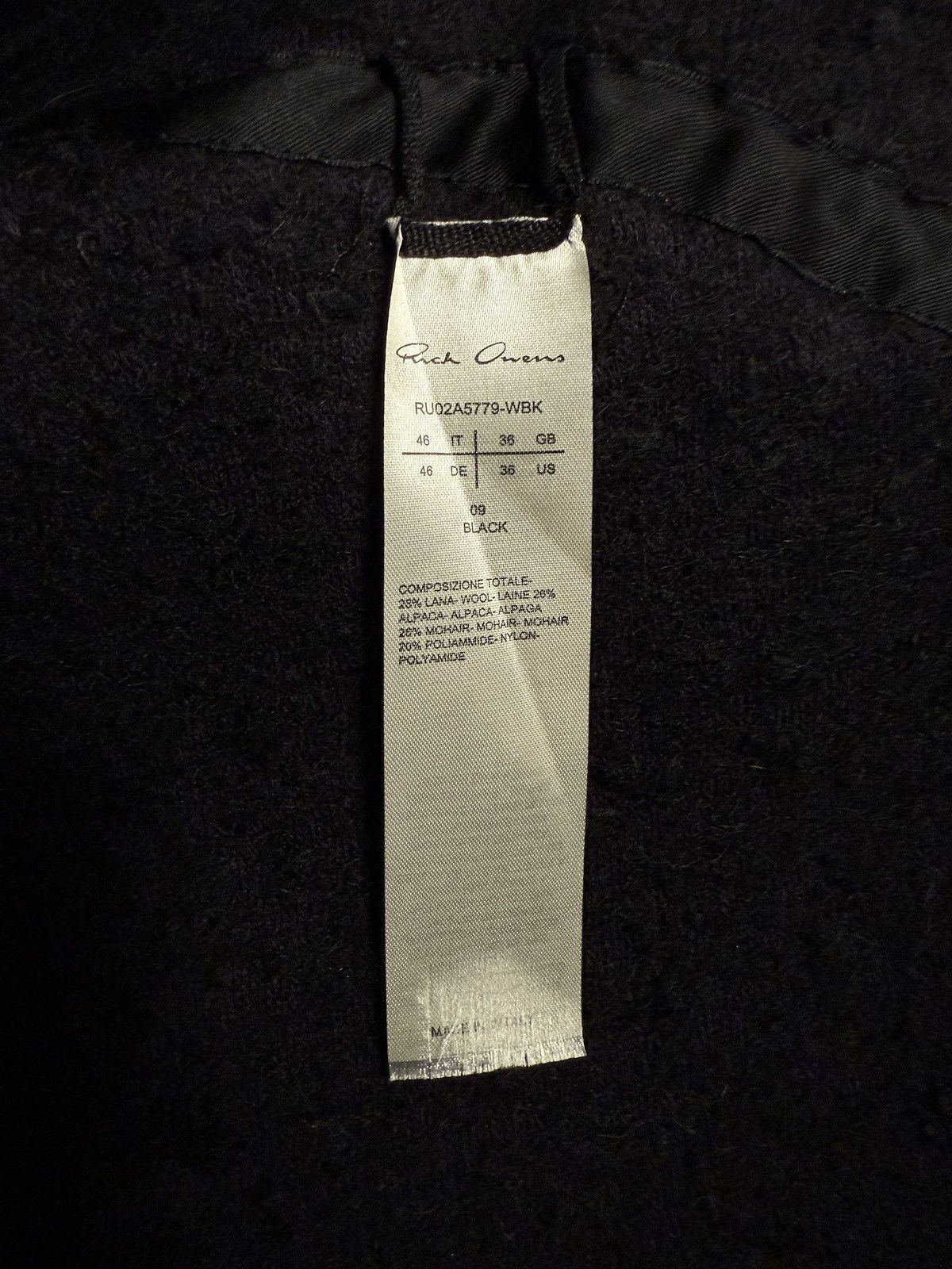 Rick Owens Rick Owens Alpaca Mohair Peter Hoodie Size US XL / EU 56 / 4 - 5 Thumbnail