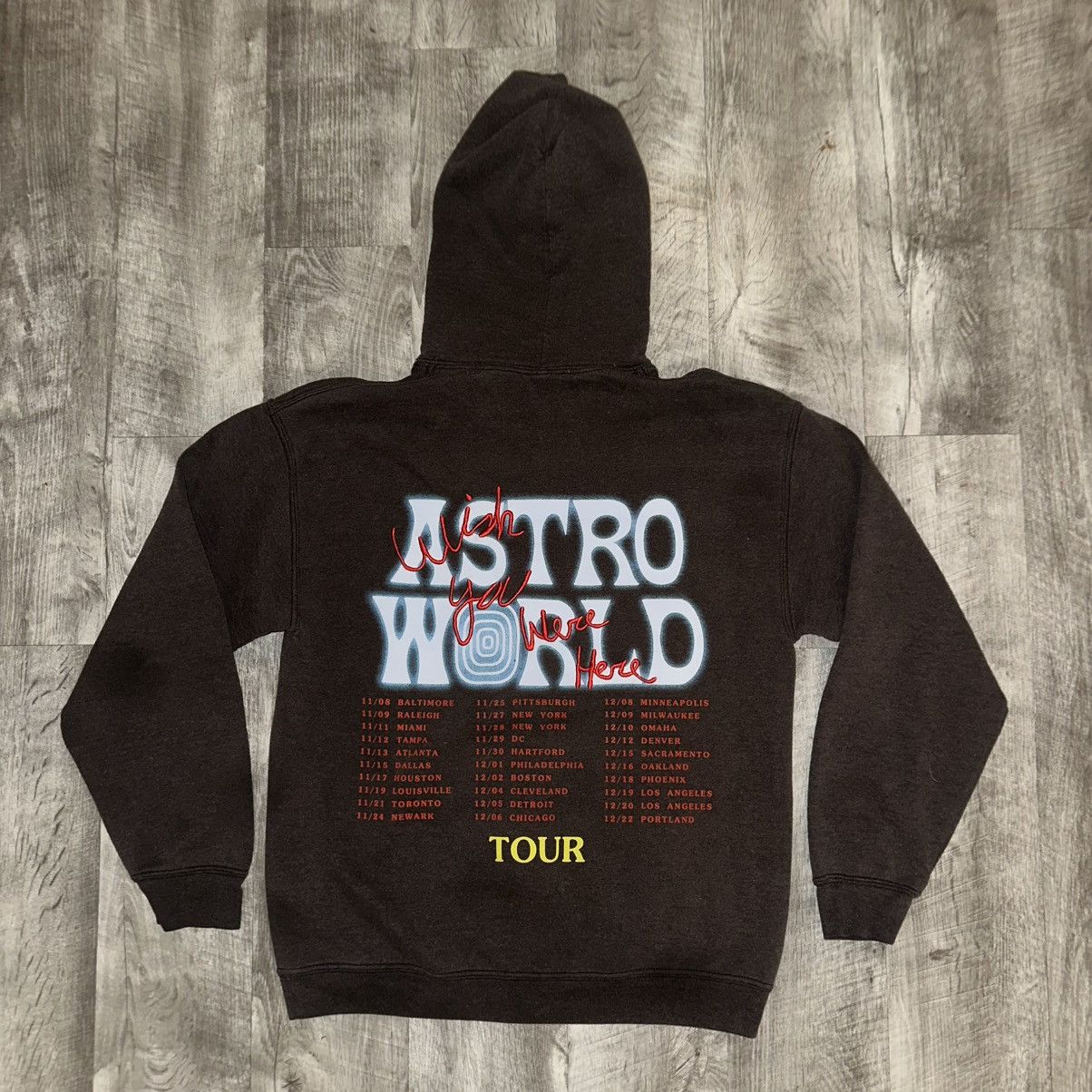 Other ASTROWORLD Hoodie Mens Small Brown Wish You Were Here Tour Size US S / EU 44-46 / 1 - 2 Thumbnail